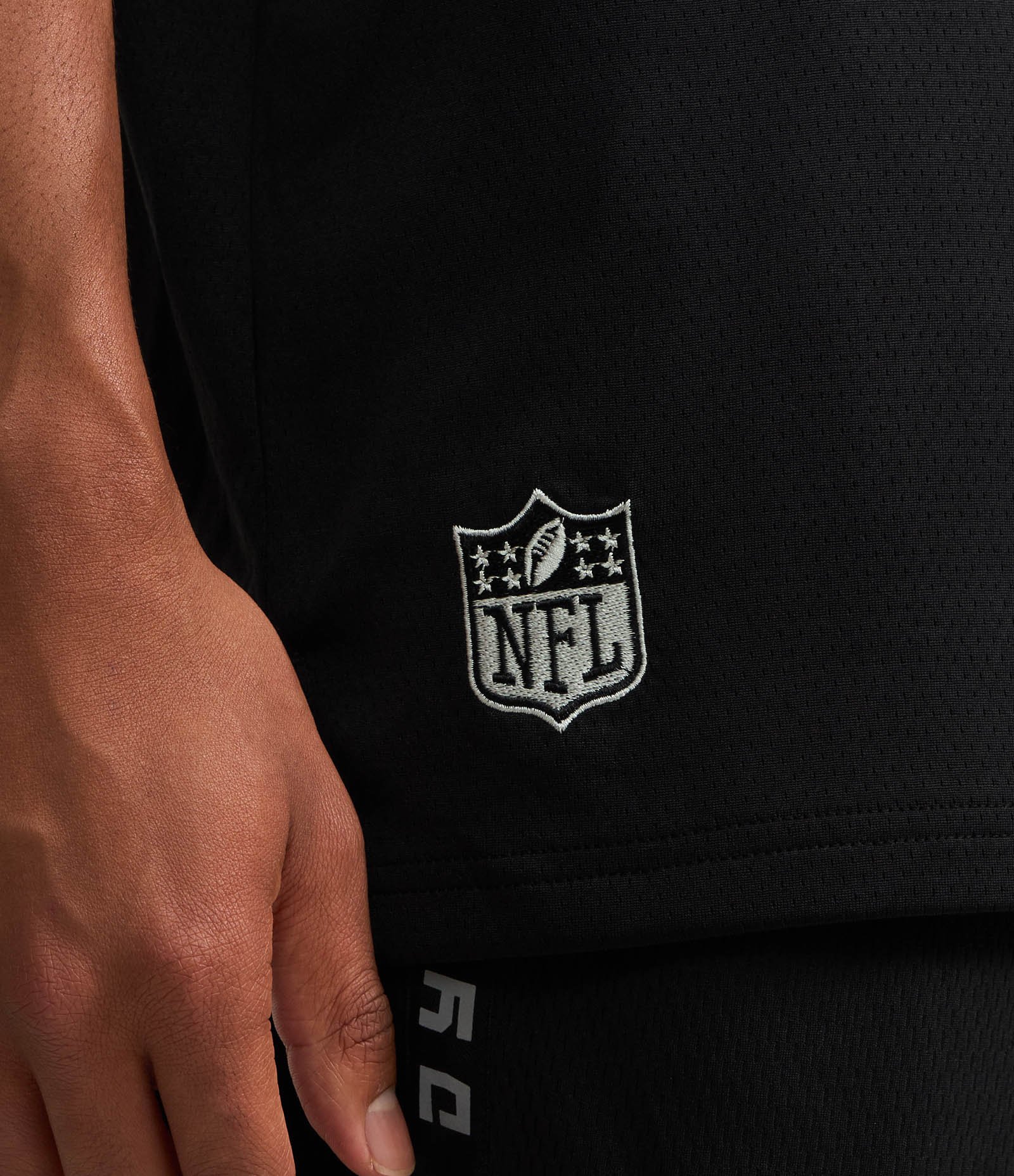 Camiseta Esportiva em Tecnologia Dry NFL Giants Cinza Escuro 4