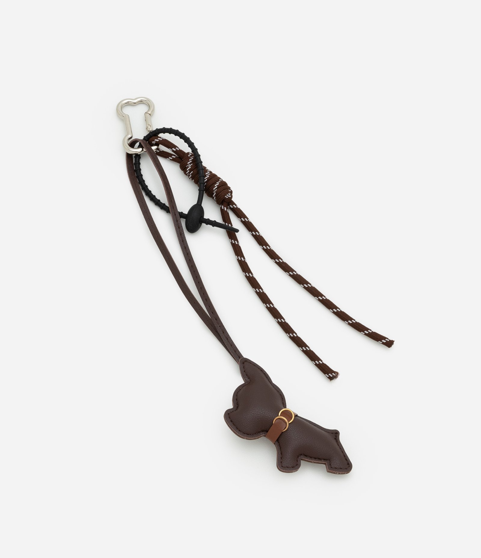 Chaveiro com Cordinha e Pingente de Cachorro Marrom 3