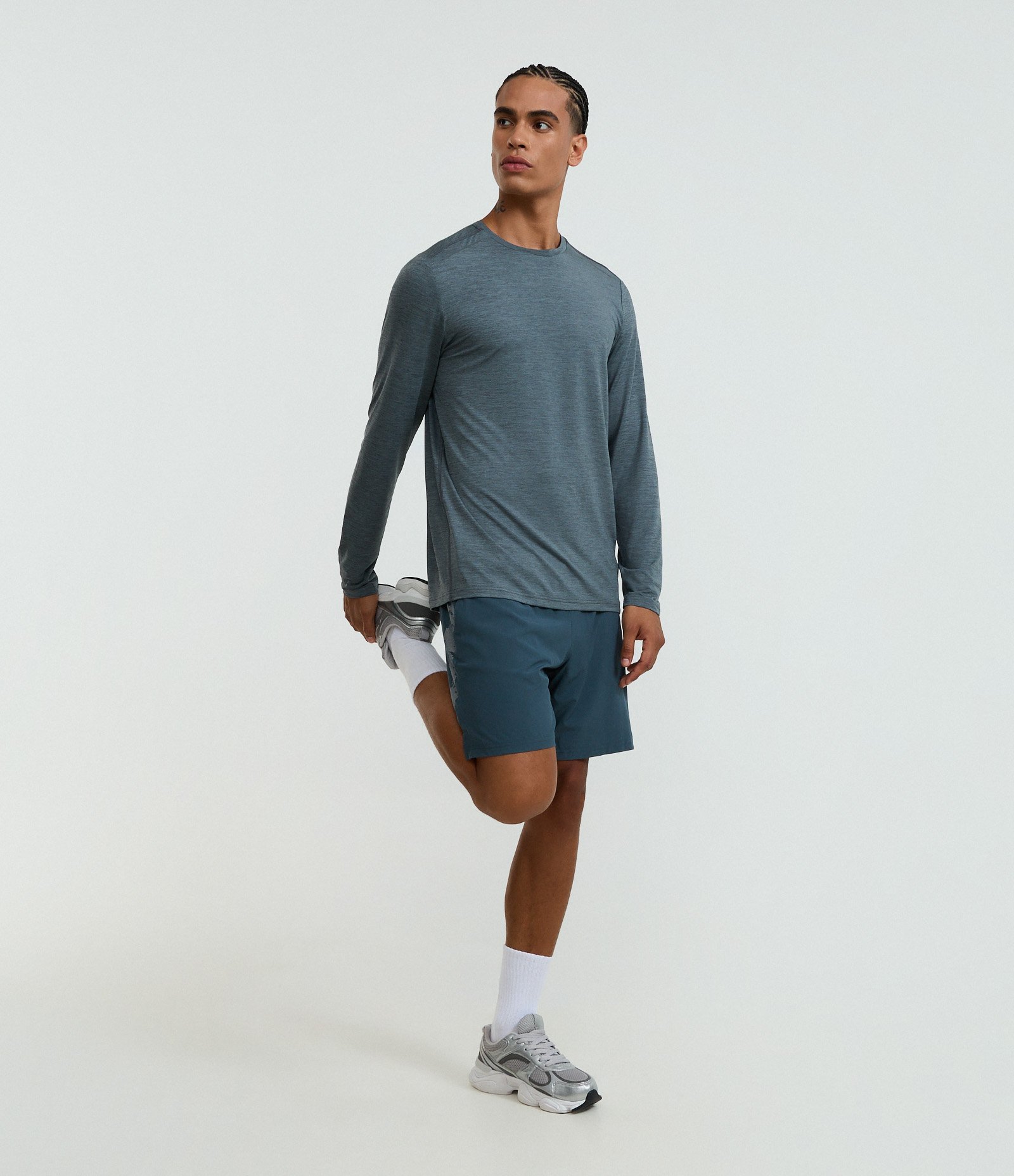 Camiseta Esportiva em Tecnologia Dry em new pattern Cinza 2