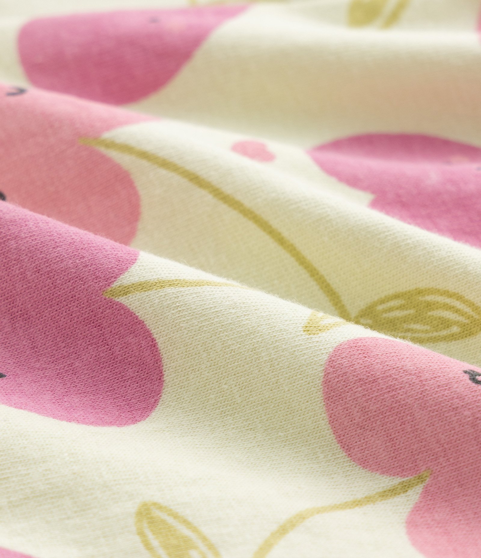 Macaquinho Infantil com Estampa de Cerejas - Tam 0 a 18 Meses Verde 4