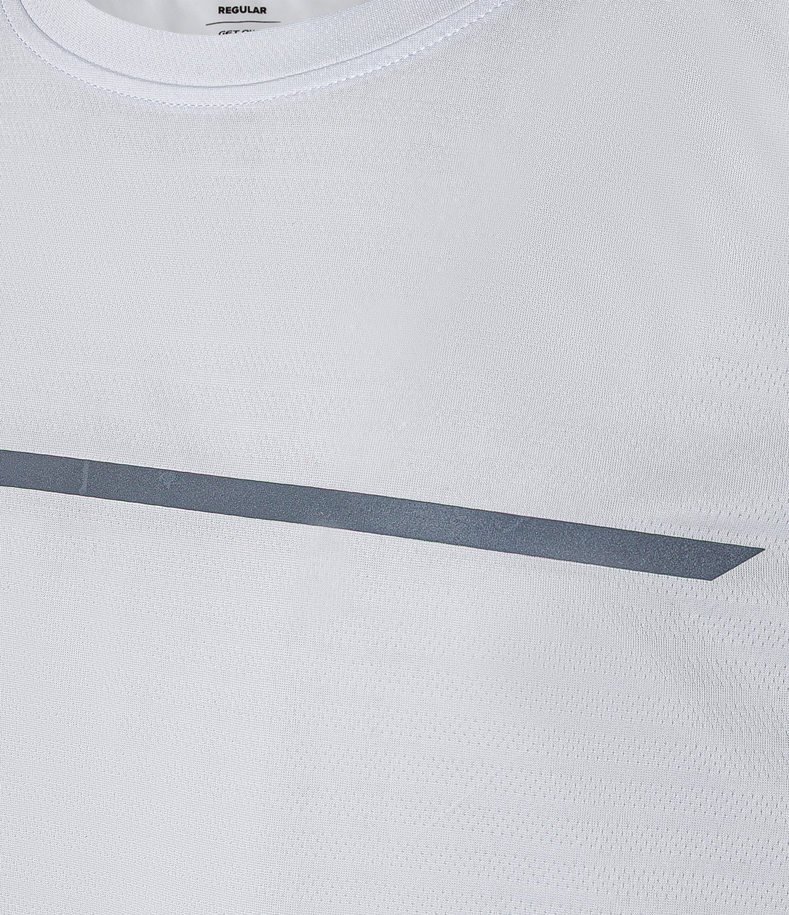 Regata Regular Esportiva em Tecnologia Dry com Detalhe Refletivo Bright White 8