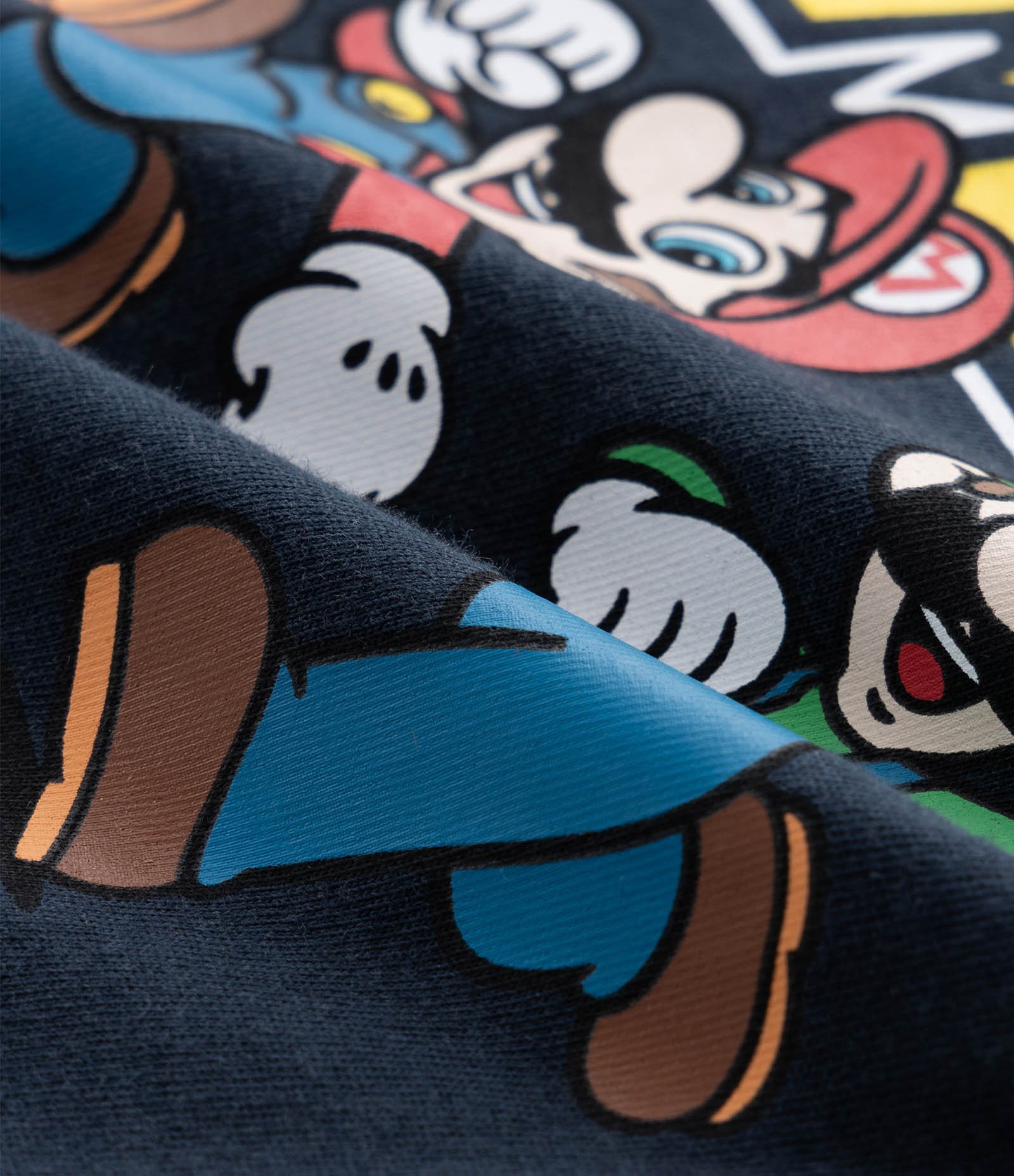 Camiseta Infantil com Estampa Super Mario - Tam 4 a 10 Anos Azul 3