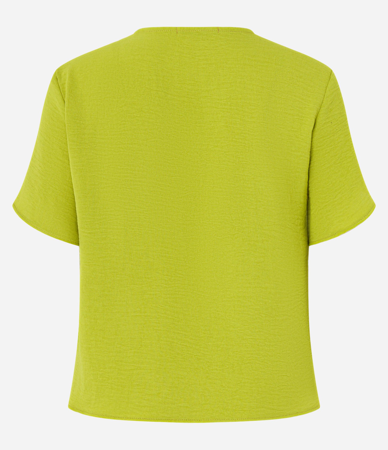 Blusa em Airflow com Manga Tulipa Transpassada Verde 6