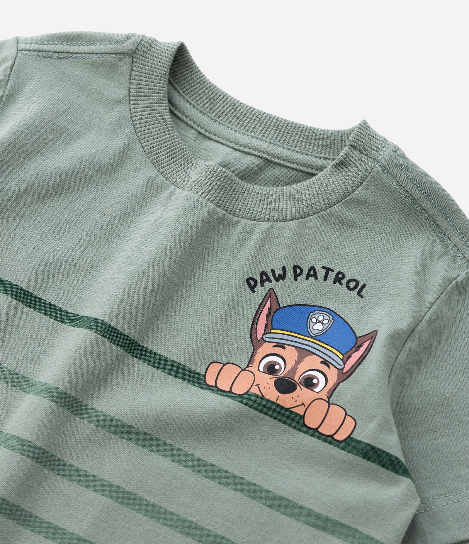 Camiseta Infantil com Estampa Patrulha Canina - Tam 2 a 6 Anos Verde 5