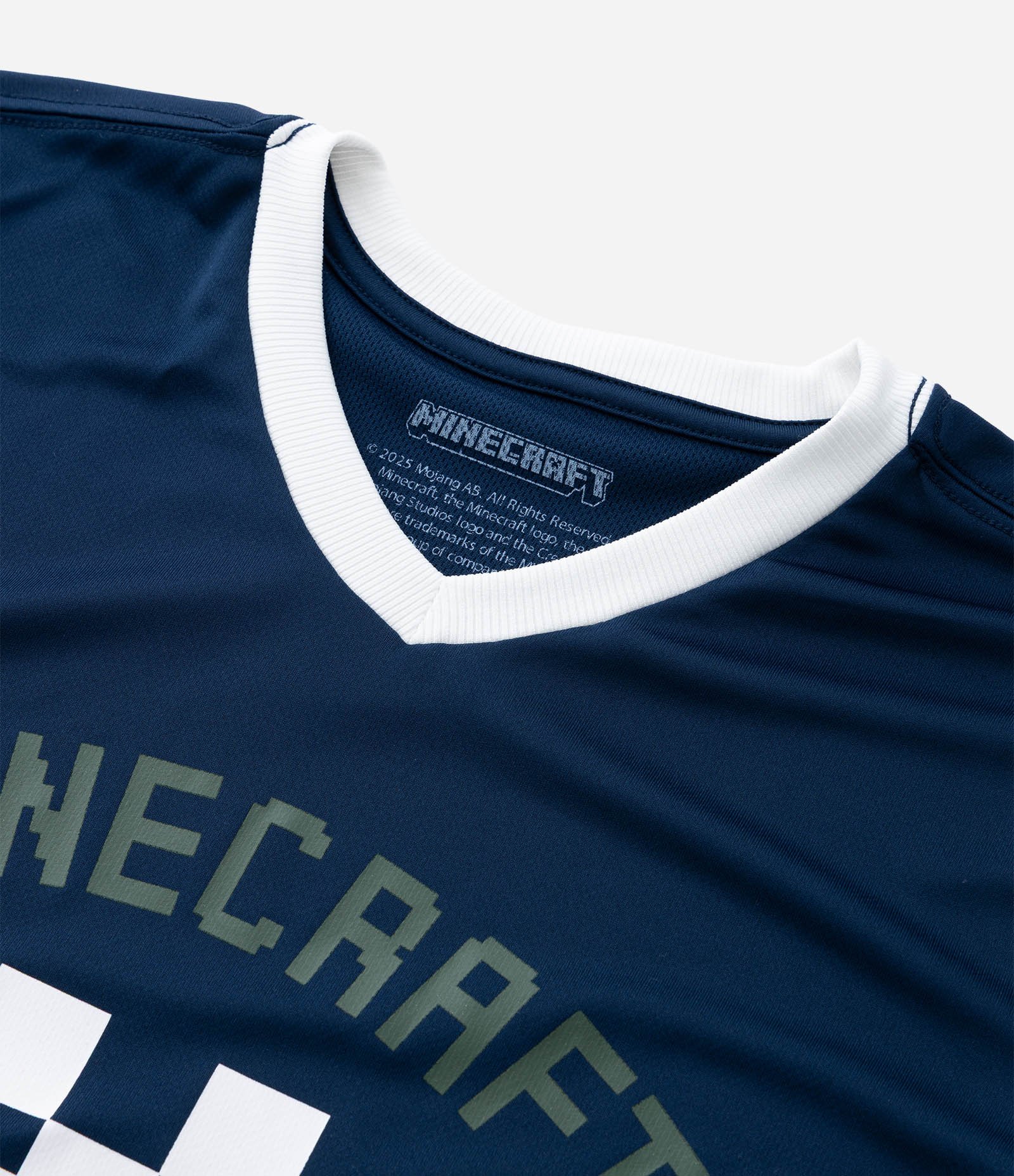 Camiseta Esportiva Infantil com Estampa Minecraft - Tam 5 a 14 Anos Azul 5