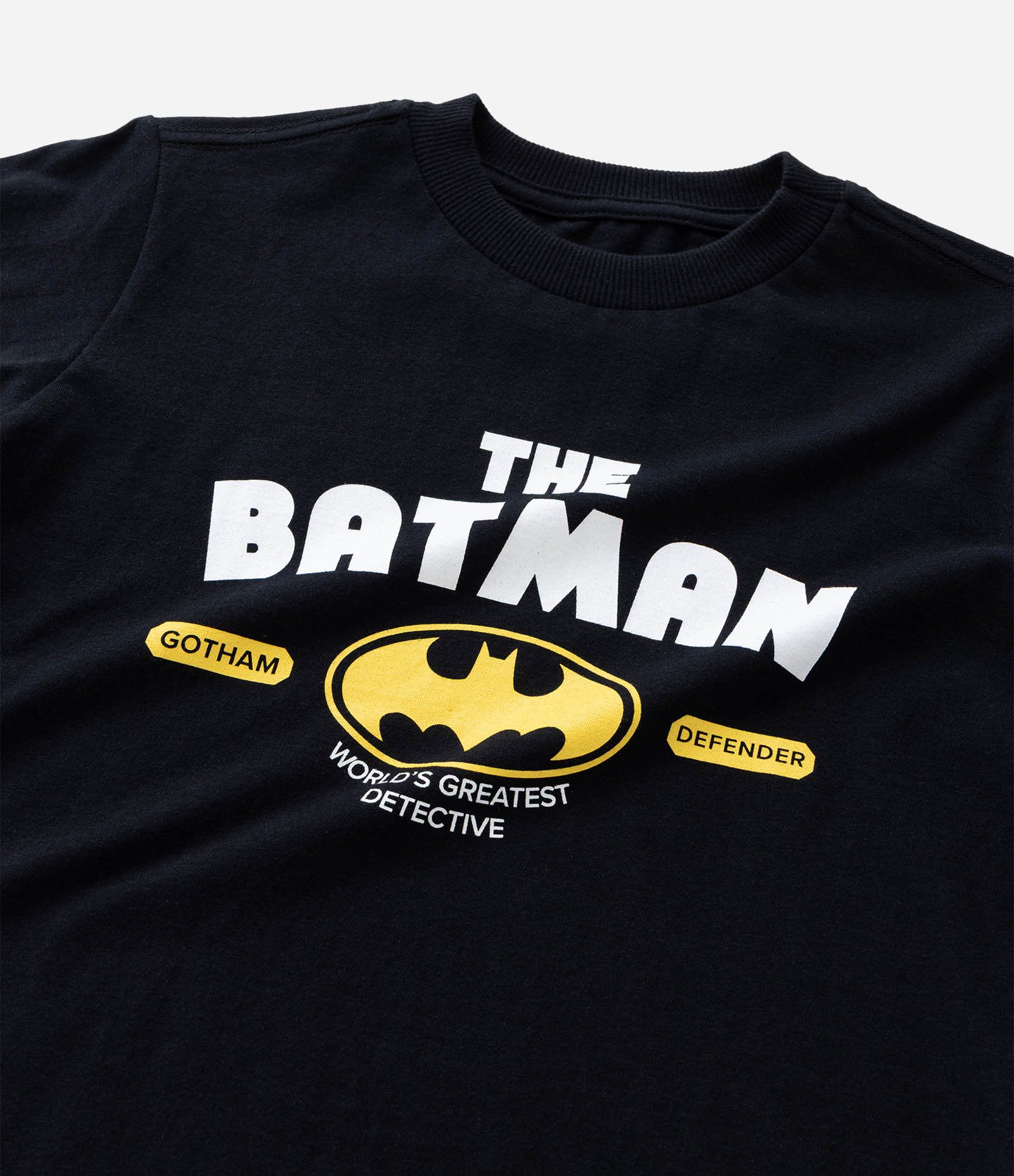 Camiseta Relaxed Infantil com Estampa Batman - Tam 3 a 10 Anos Preto 5