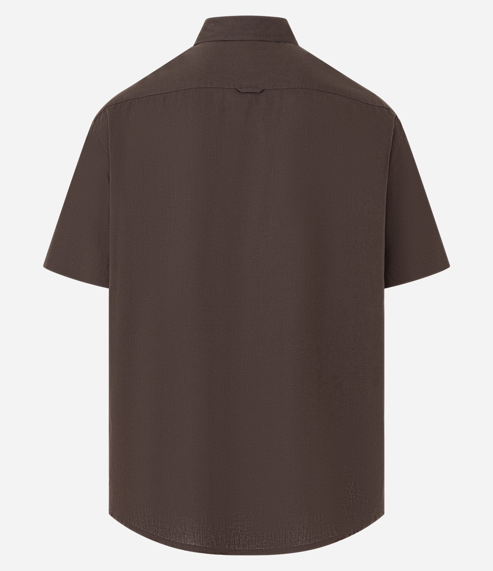 Camisa Relaxed em Cânhamo com Bolso Marrom 7