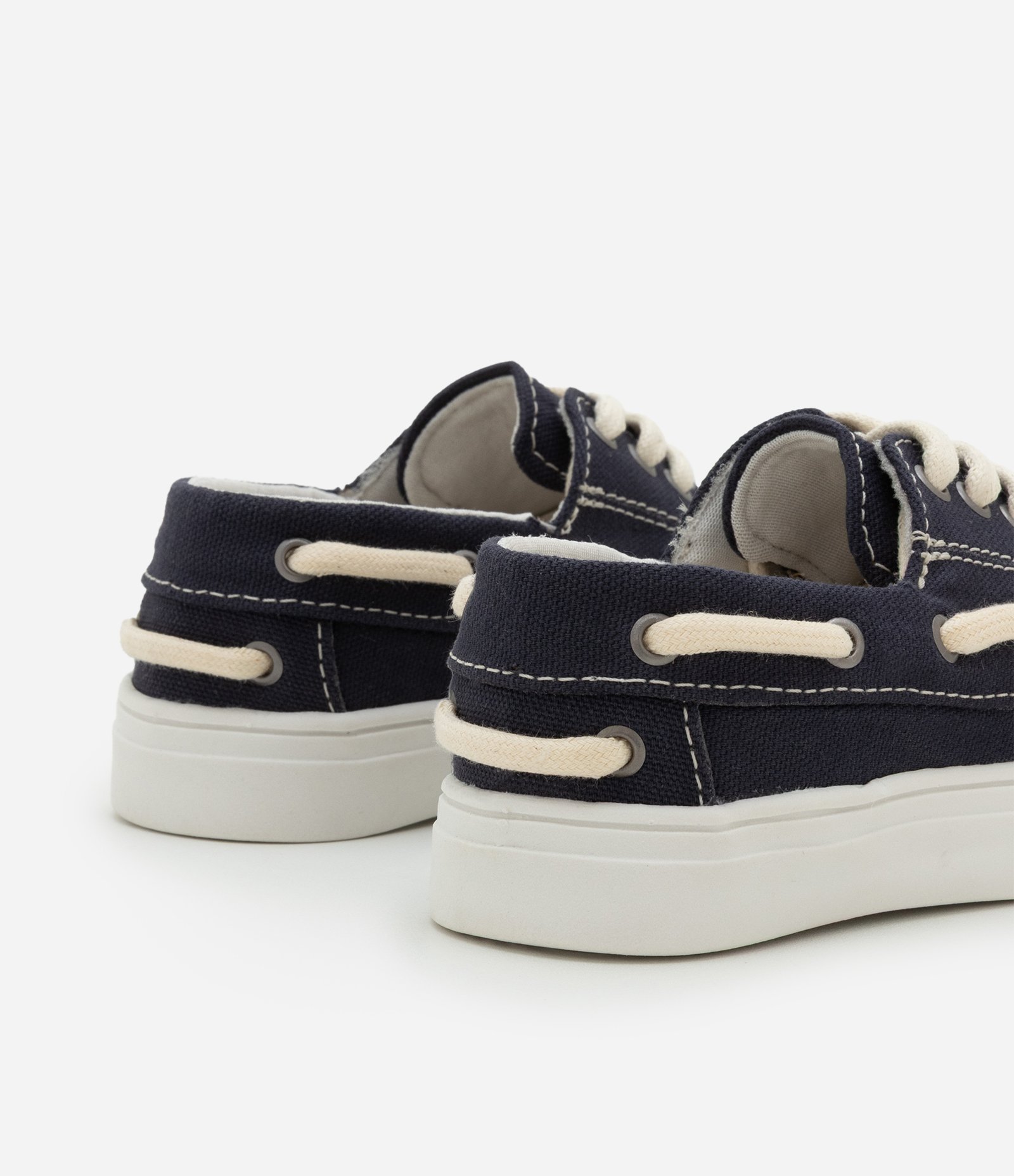 Sapato Dockside Infantil com Cadarço Contrastante - Tam 20 ao 27 Azul 2