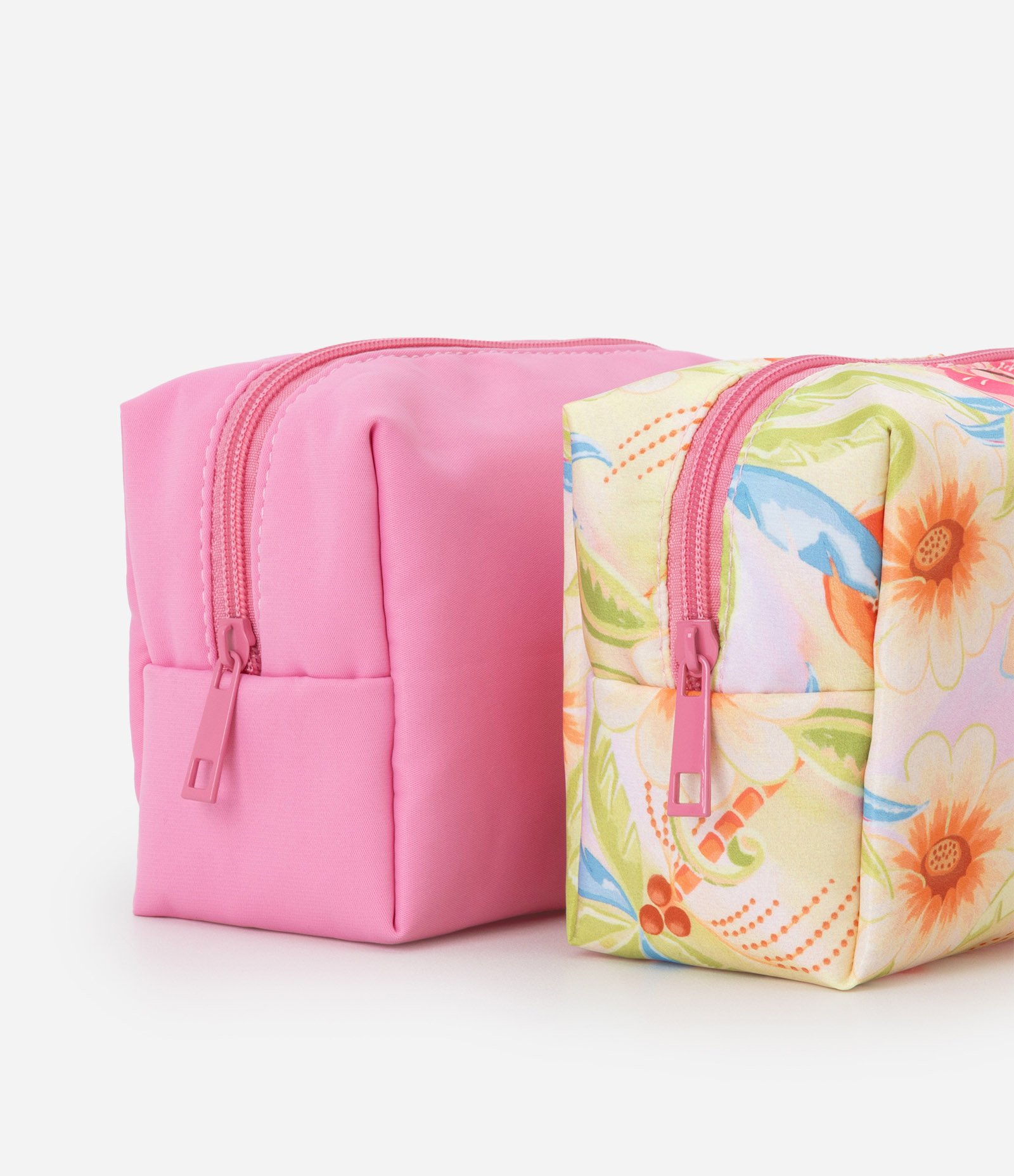 Kit 03 Nécessaires com Alça Rosa 2