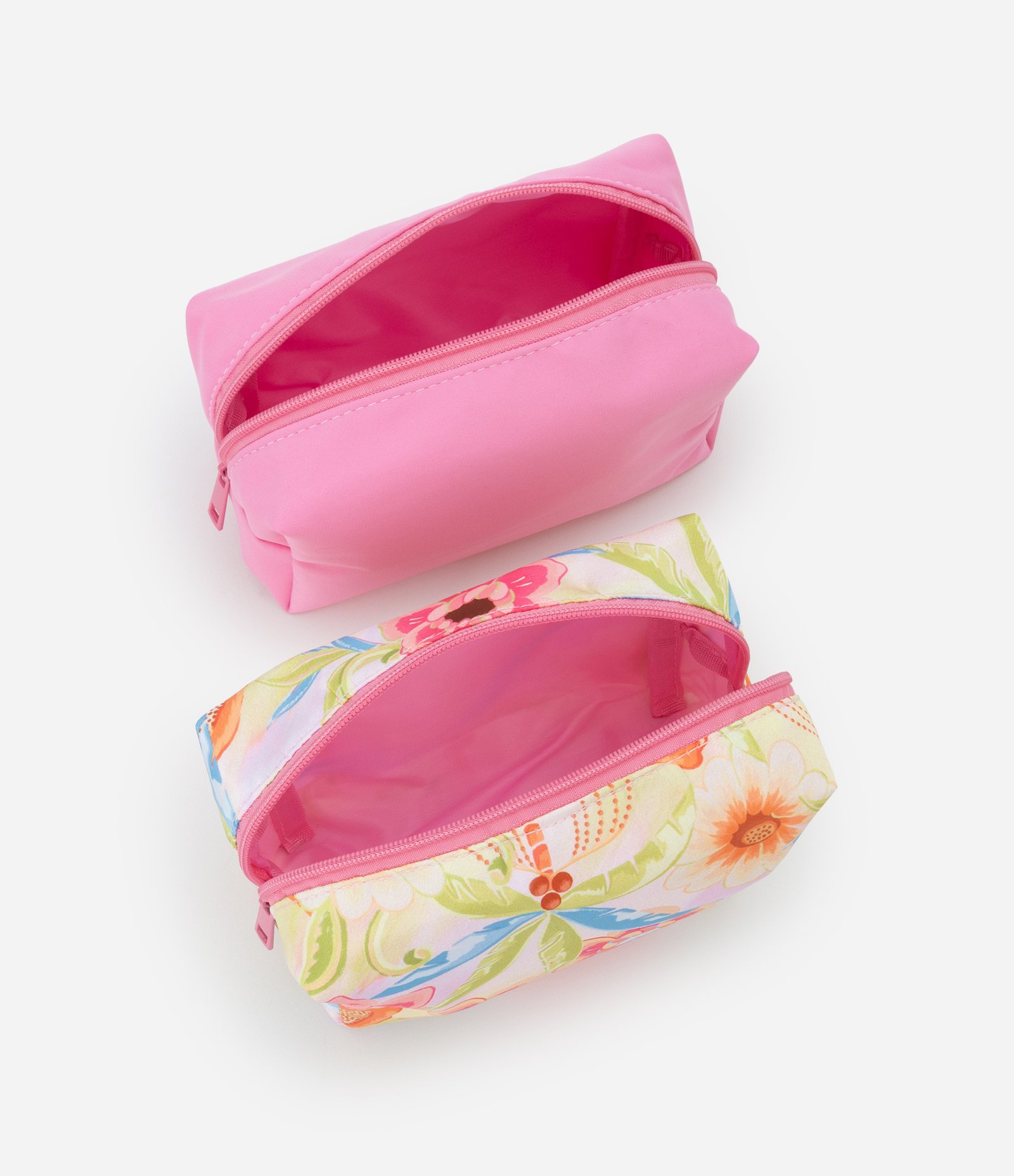Kit 03 Nécessaires com Alça Rosa 3