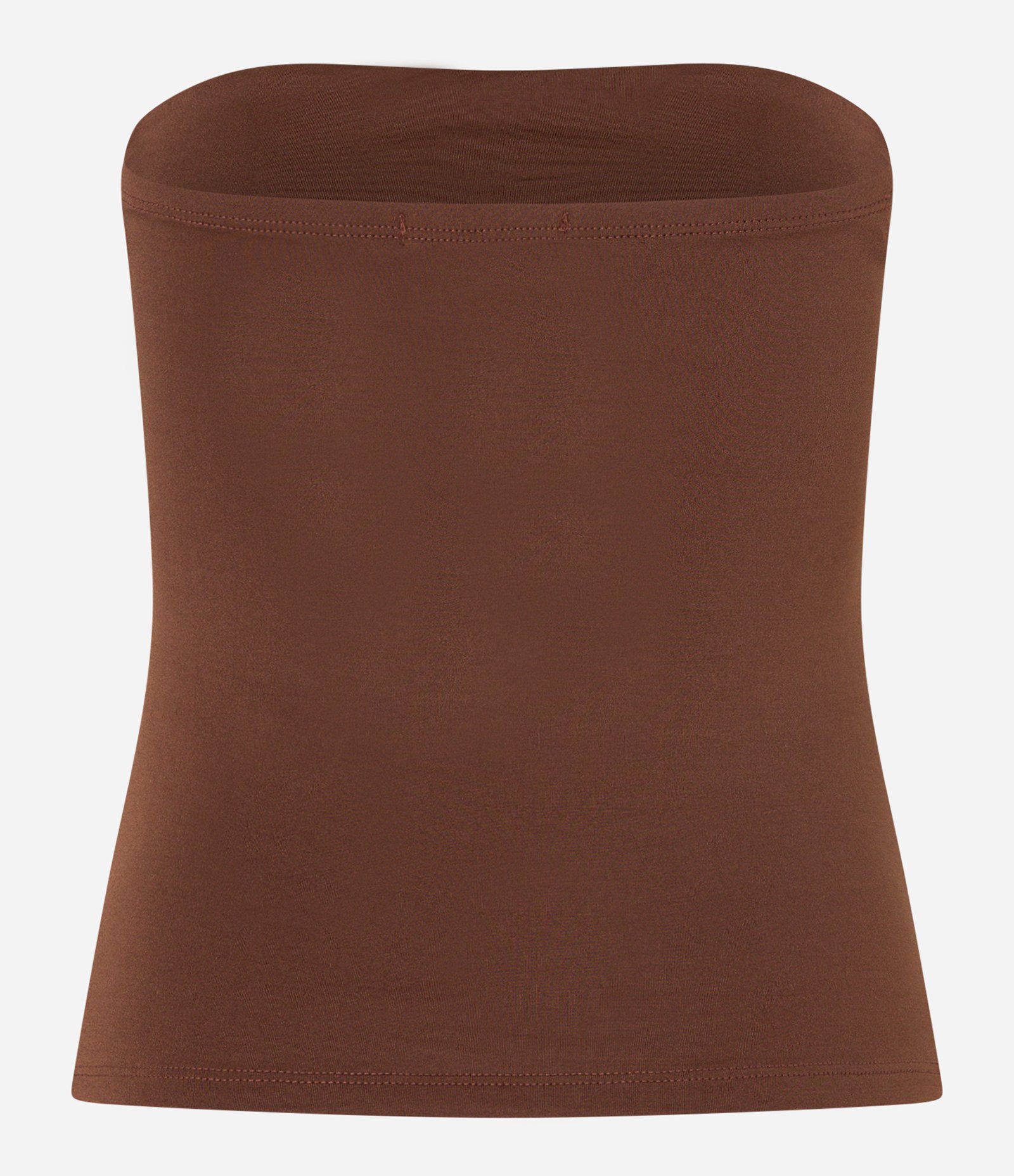 Top Ajustado Tomara Que Caia Marrom 7