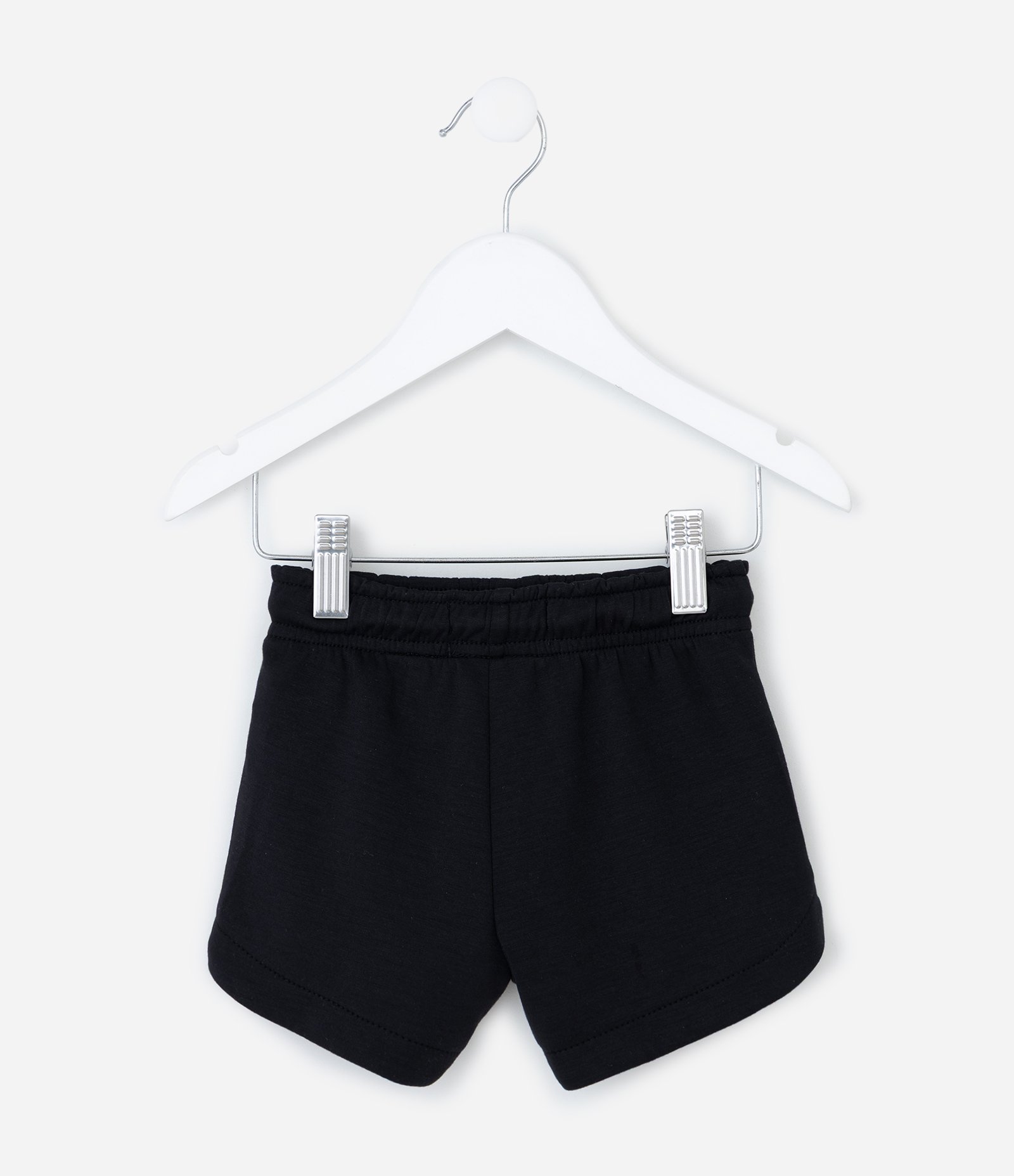 Short Infantil em Modal com Estampa Localizada - Tam 1 a 6 Anos Preto 2