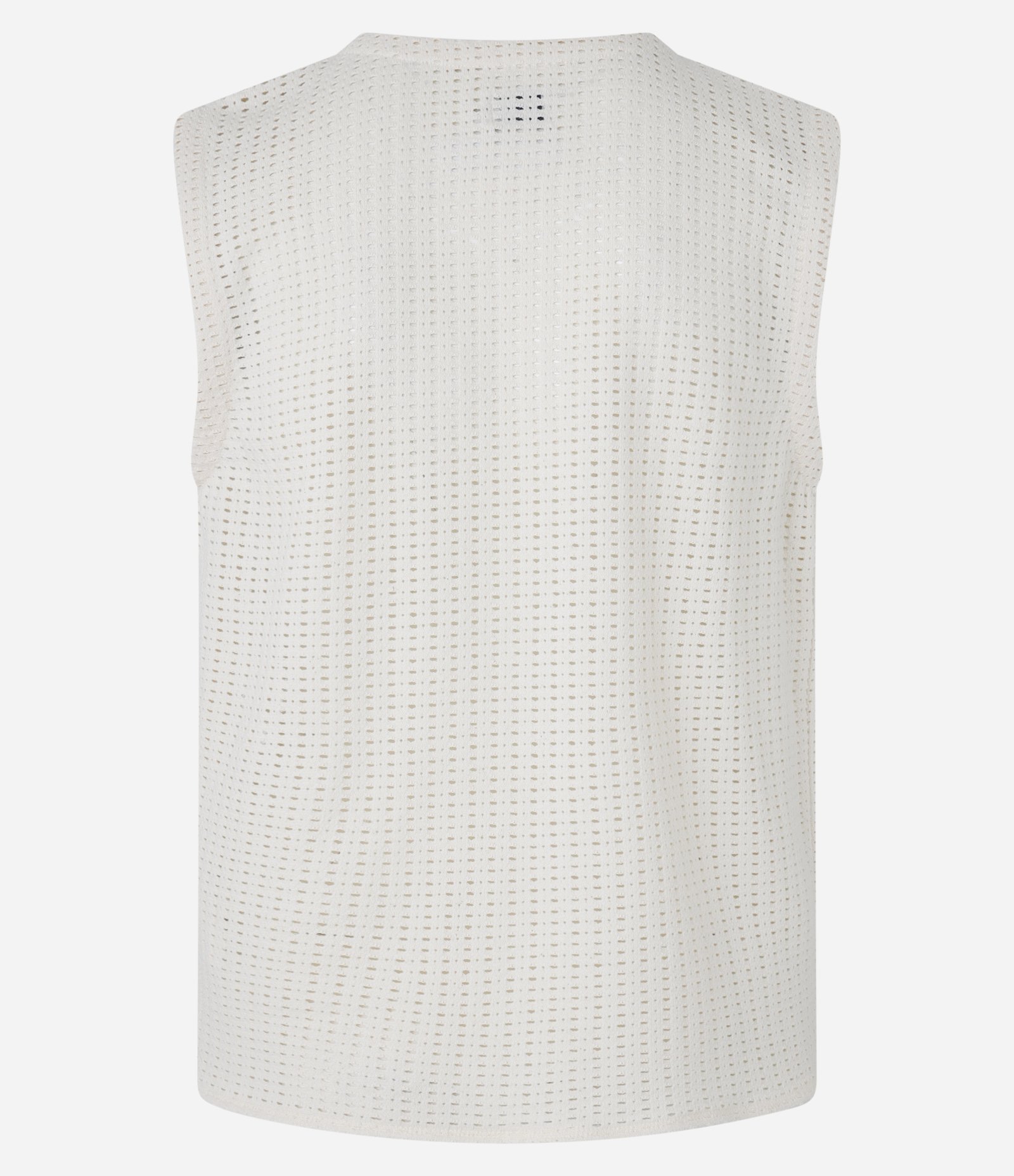 Regata Regula em Tricô Texturizado Off White 8