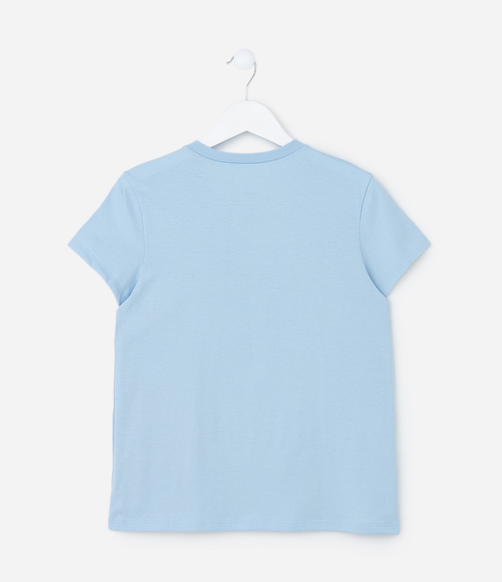 Camiseta Infantil com Estampa Frutinha - Tam 5 a 14 Anos Azul 3