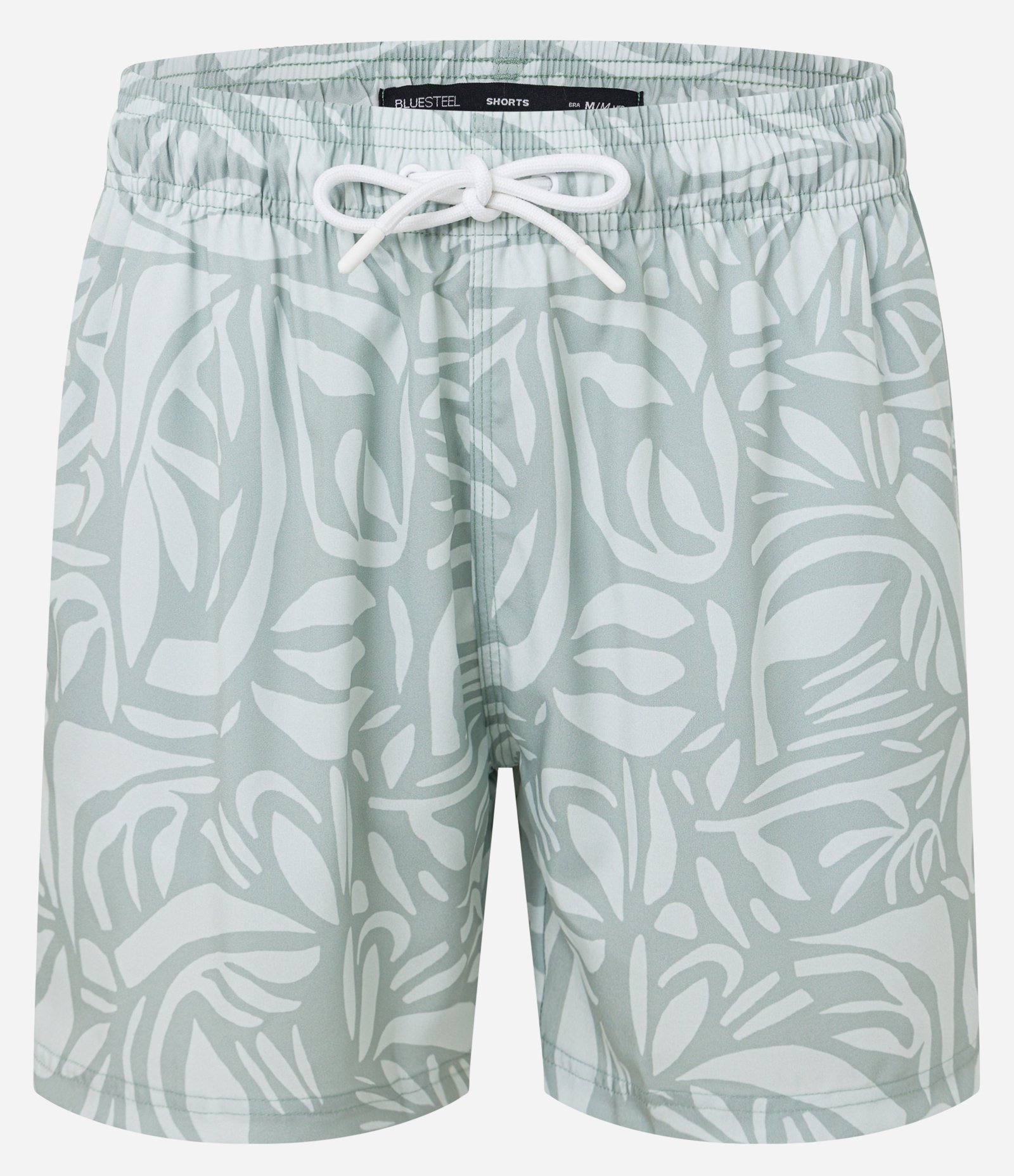 Bermuda de Banho em Microfibra com Estampa Étnica Cinza 4