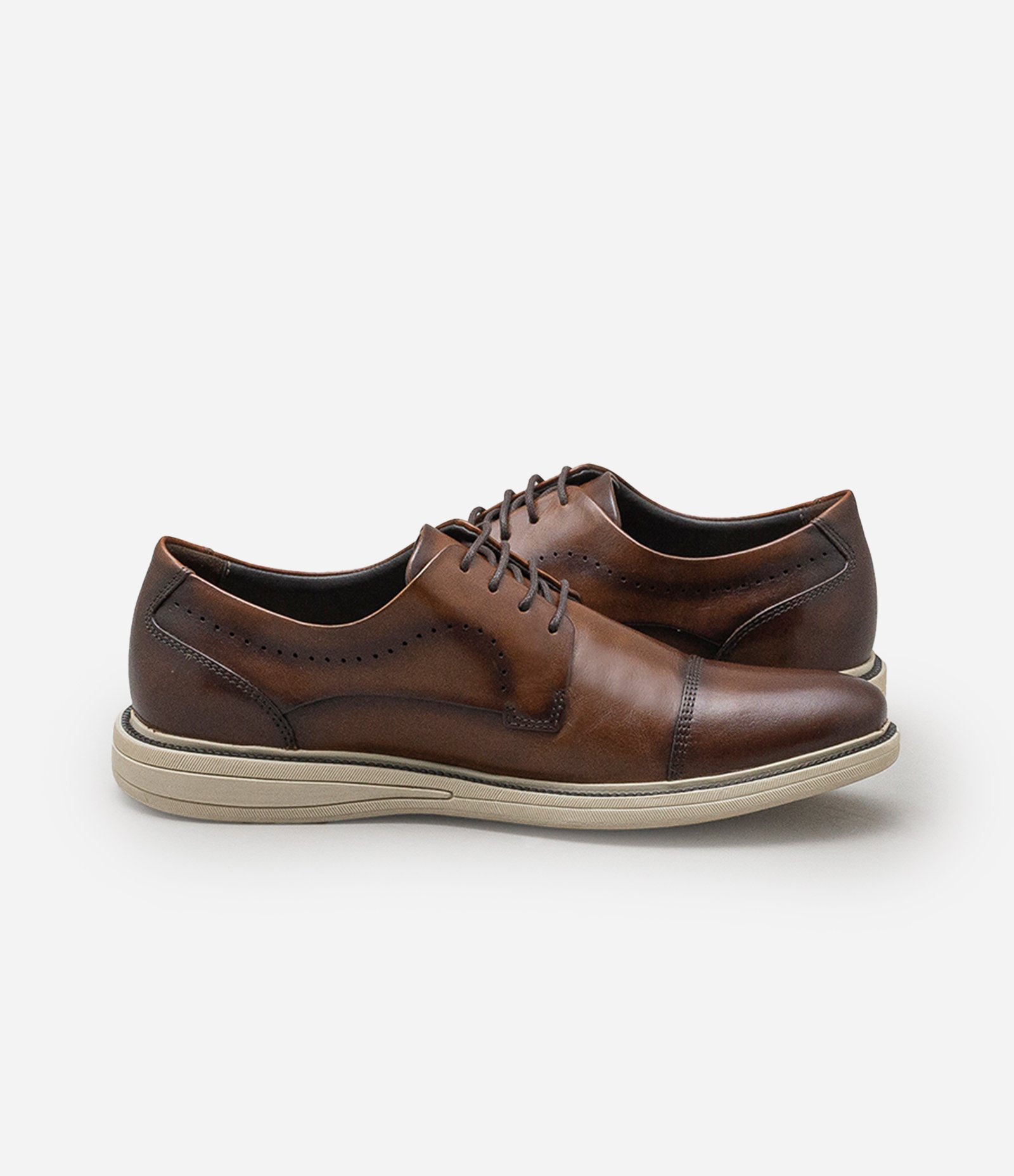 Sapato Metropolitan Bay em Couro Marrom 4