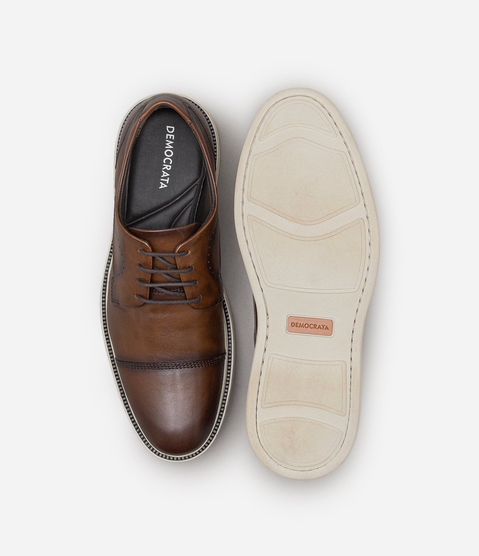 Sapato Metropolitan Bay em Couro Marrom 5