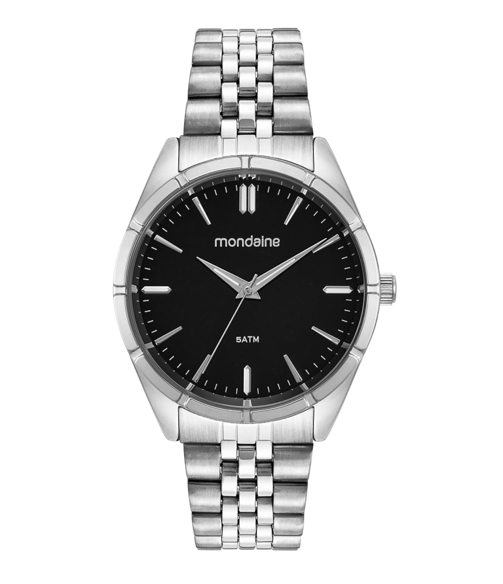 Relógio Analógico Masculino Mondaine Prata 1