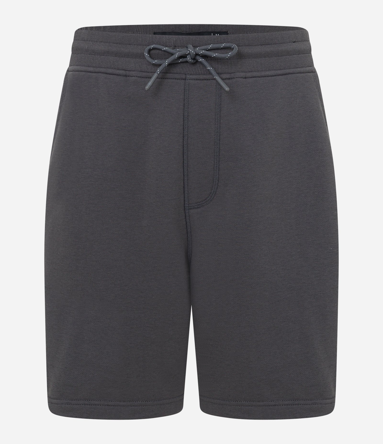 Bermuda Slim em Moletom com Felpa e Bolsos Cinza 5
