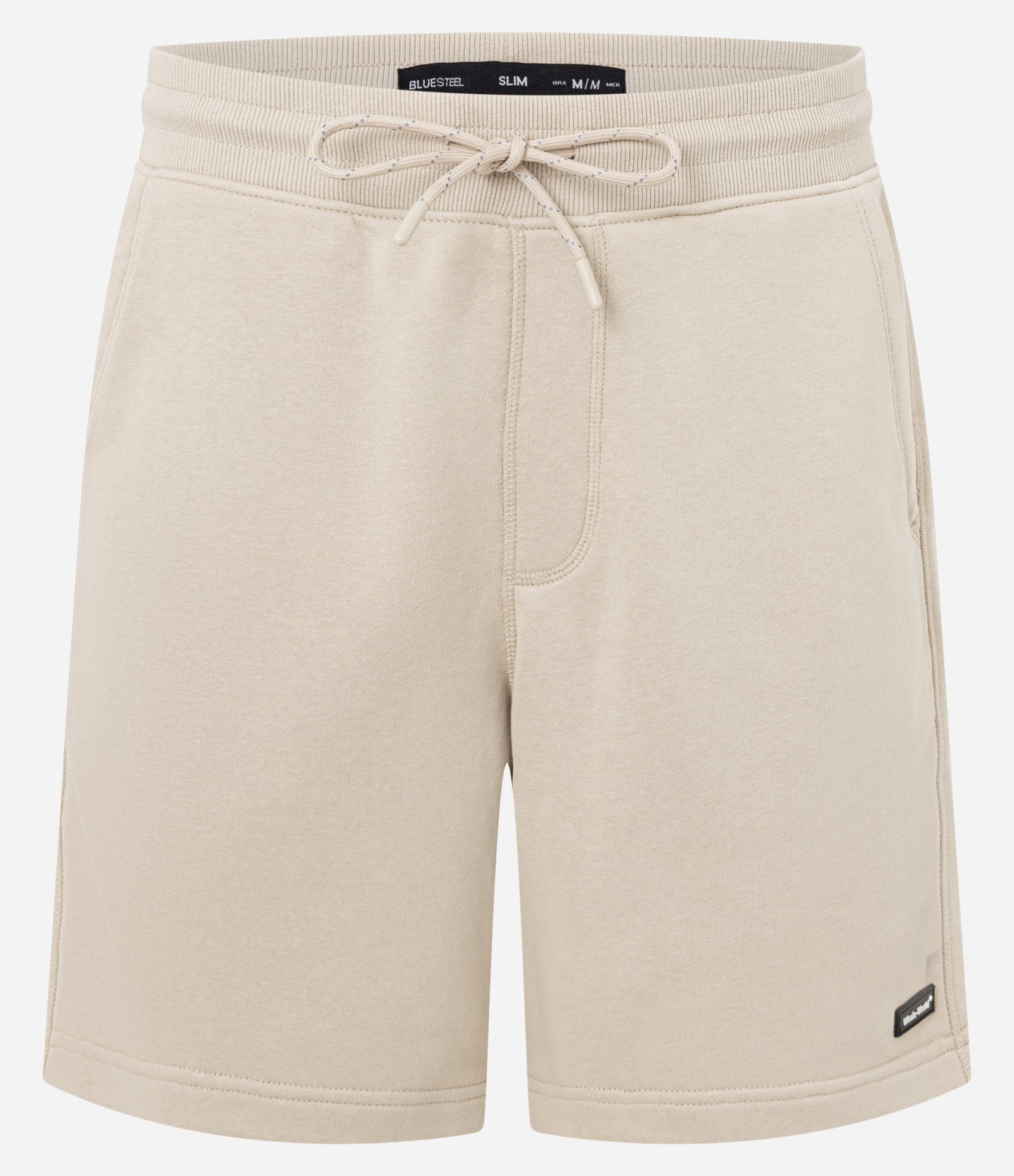 Bermuda Slim em Moletom com Felpa e Bolsos Bege 1