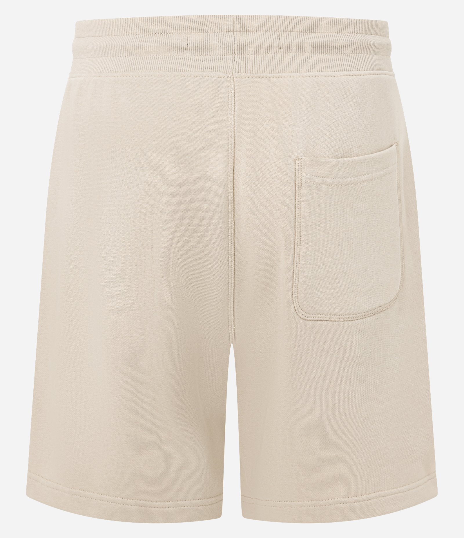Bermuda Slim em Moletom com Felpa e Bolsos Bege 2