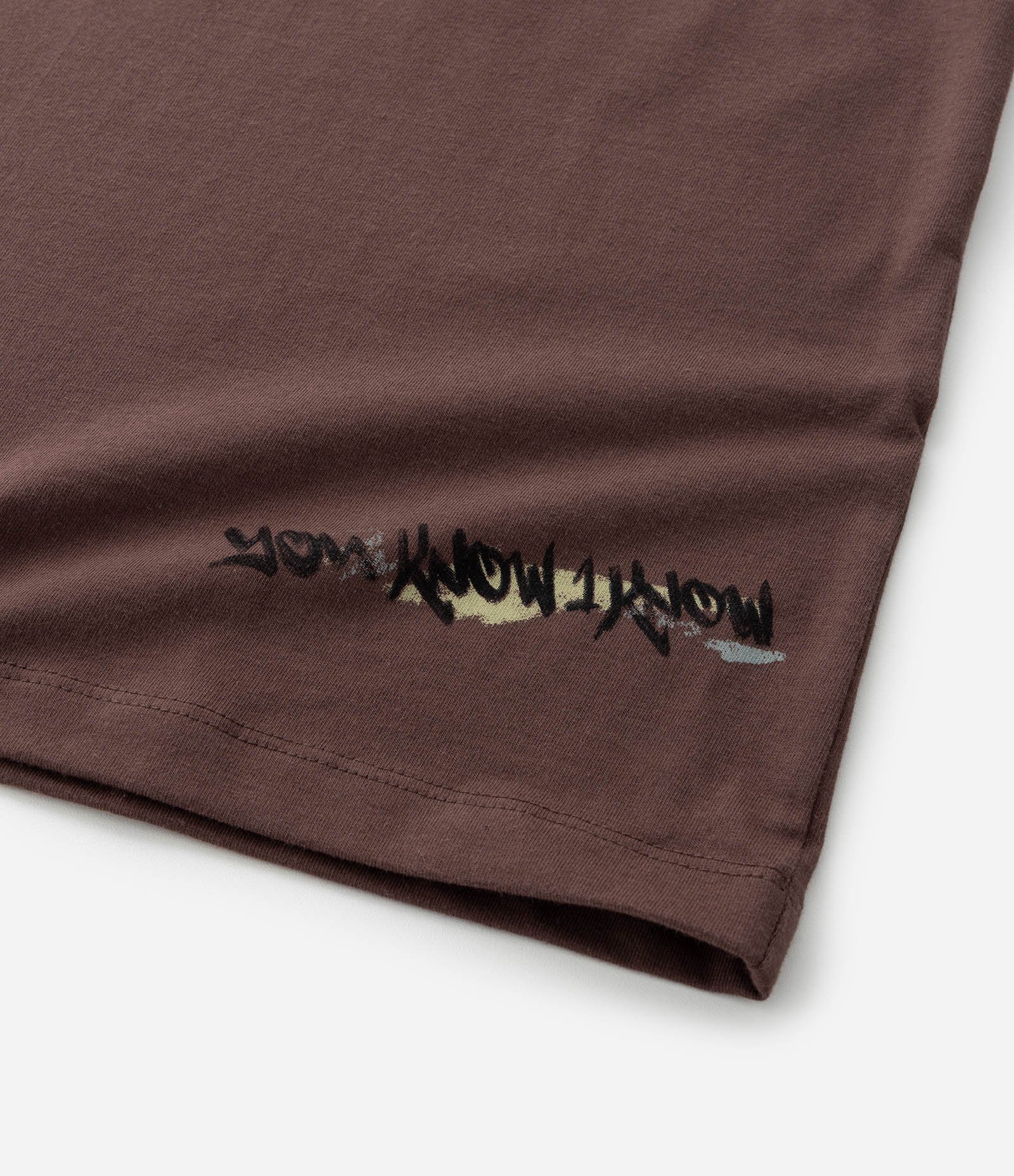 Camiseta Infantil com Lettering Grafitado - Tam 5 a 14 Anos Marrom 5