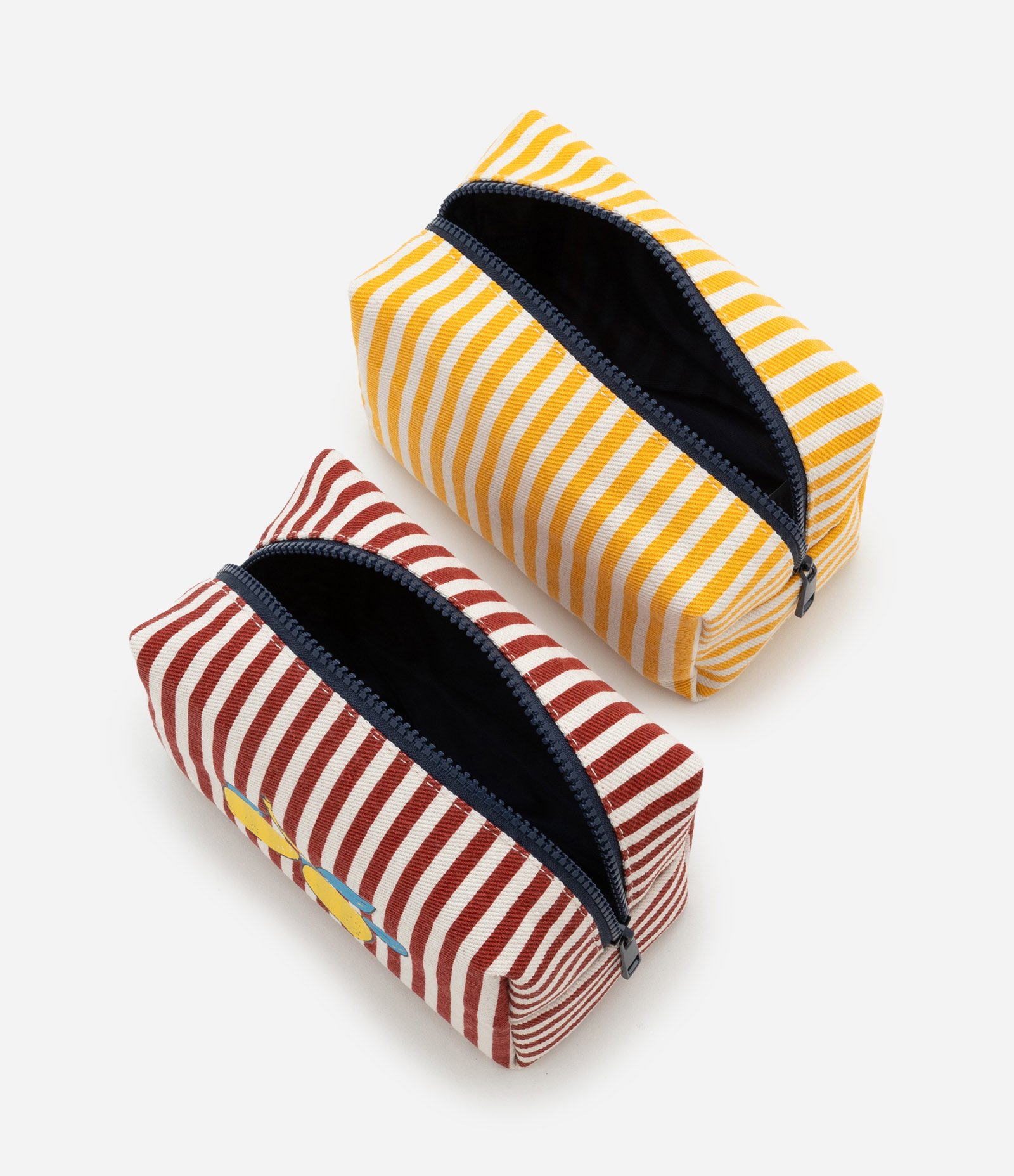 Kit 03 Nécessaire Diversas com Estampa Tropical Listrada Multicores 4
