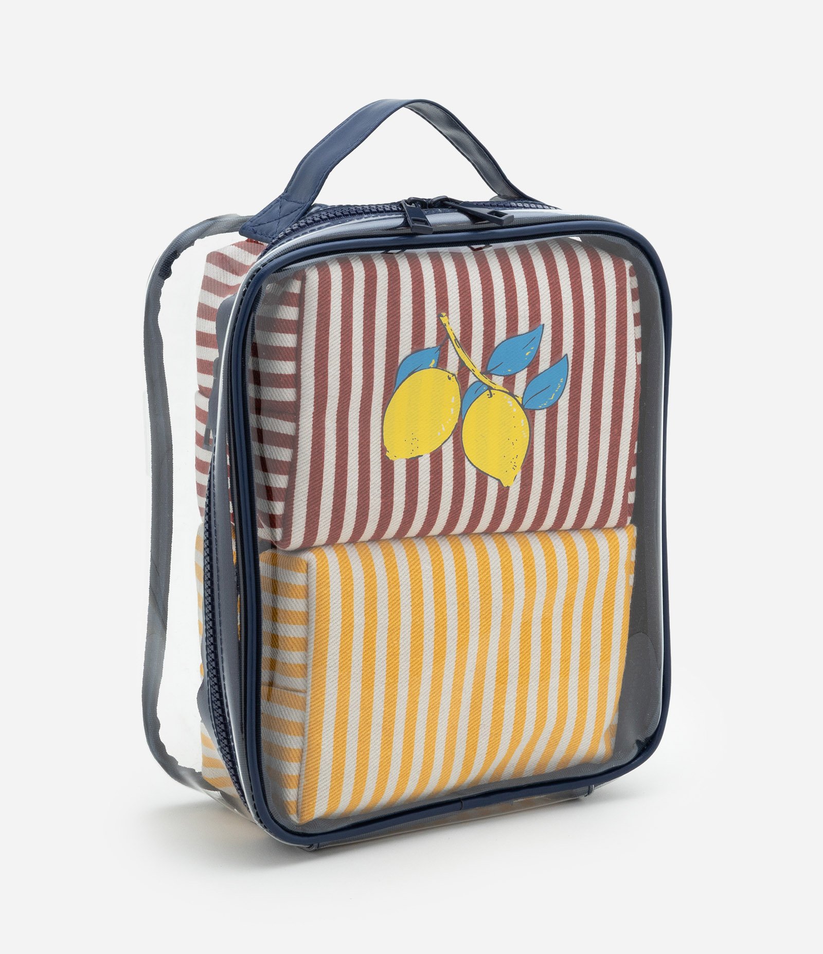 Kit 03 Nécessaire Diversas com Estampa Tropical Listrada Multicores 5