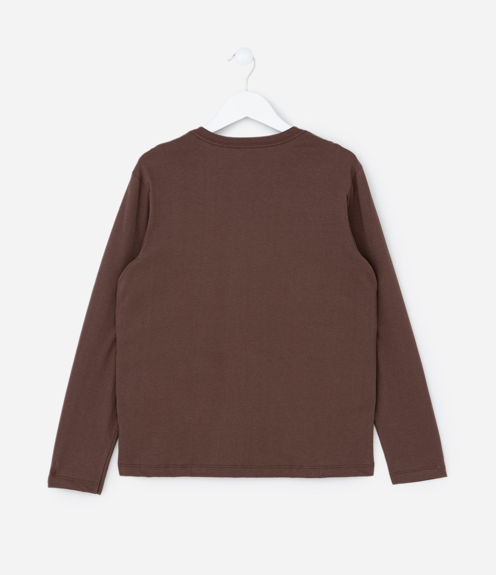 Camiseta Infantil com Estampa Urso - Tam 5 a 14 Anos Marrom 2