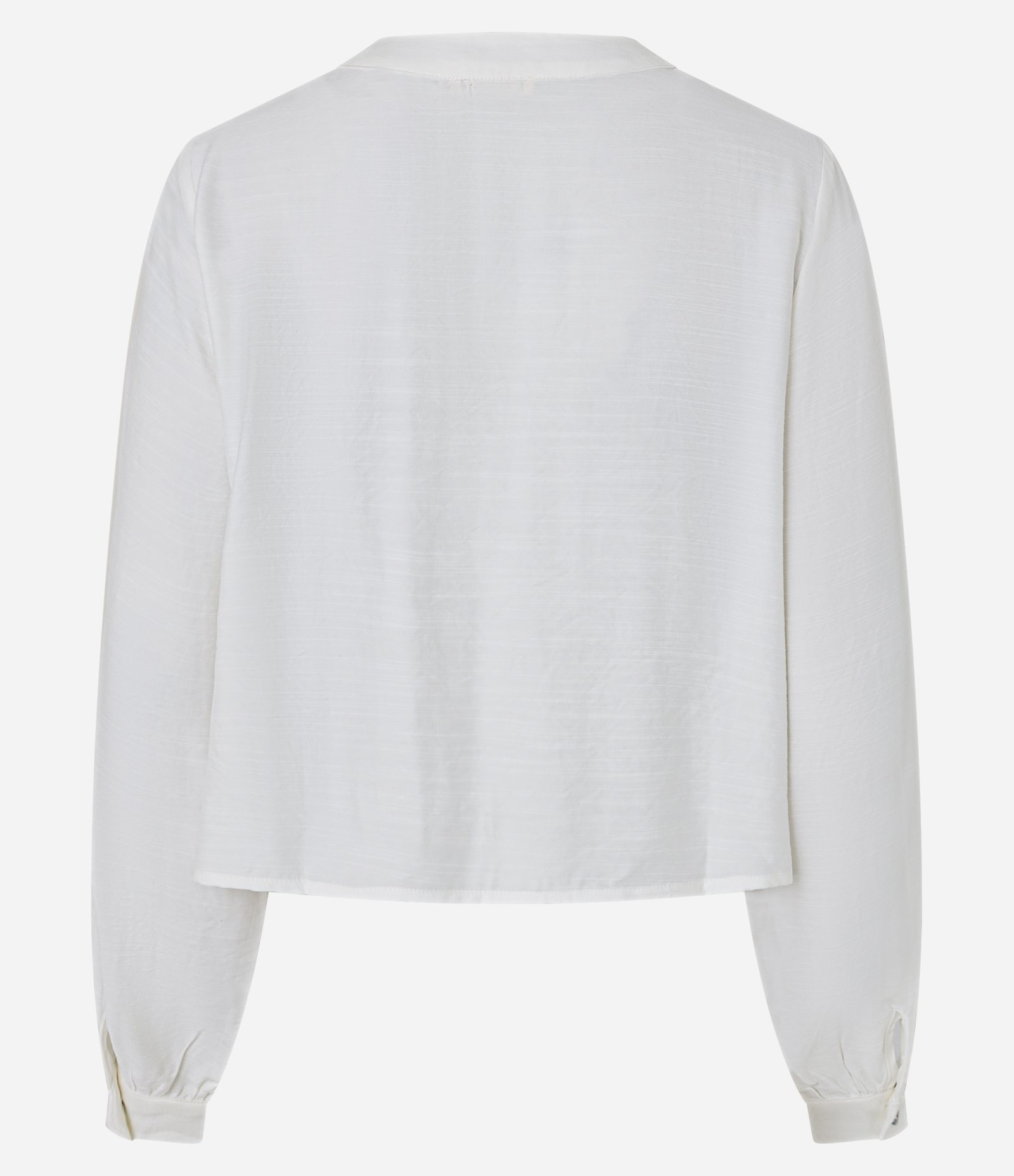 Blusa Bata em Laise com Gola Padre e Bordado Floral Branco 7