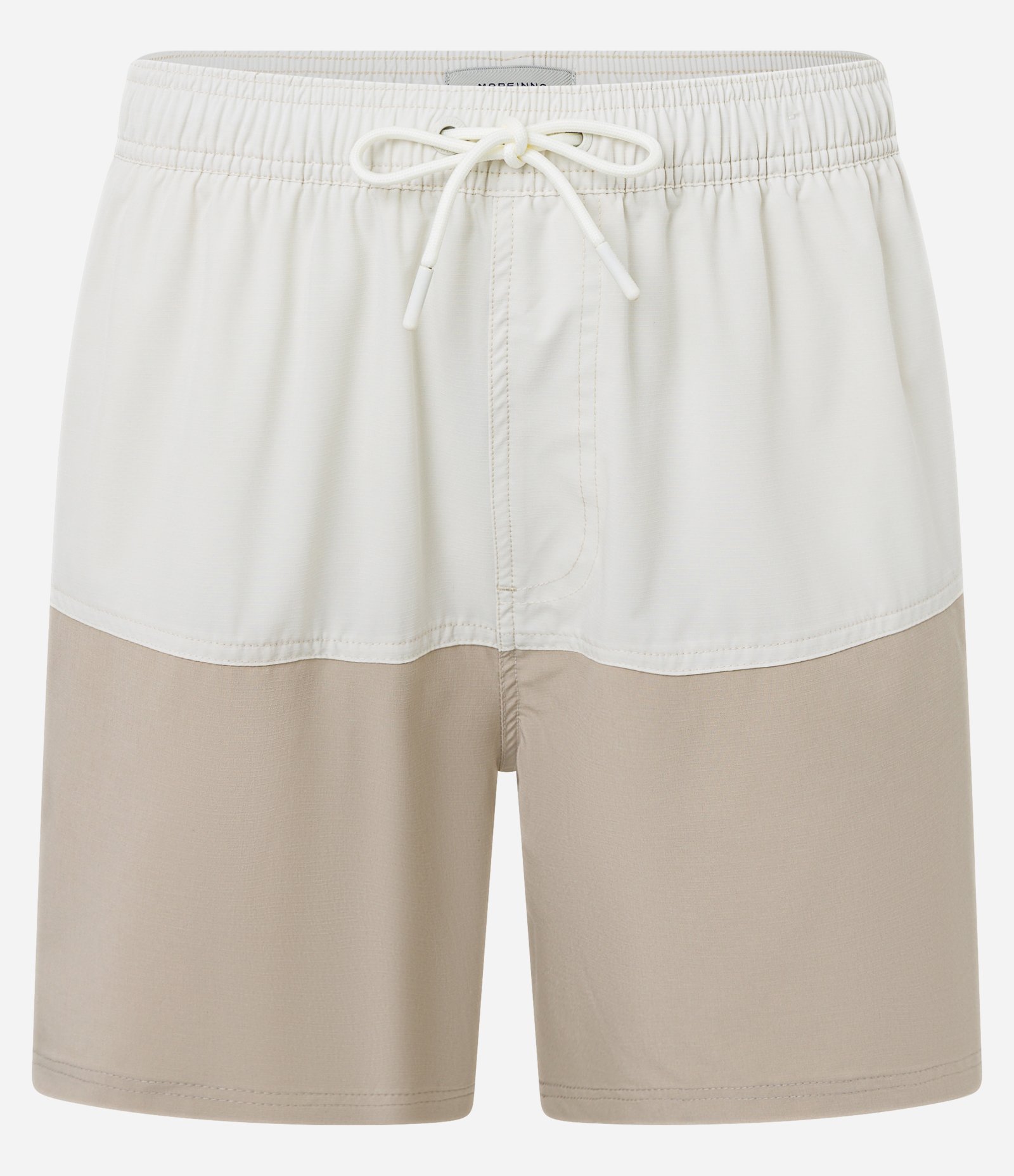 Bermuda em Ripstop com Bolso com Zíper e Estampa Bicolor Bege 1