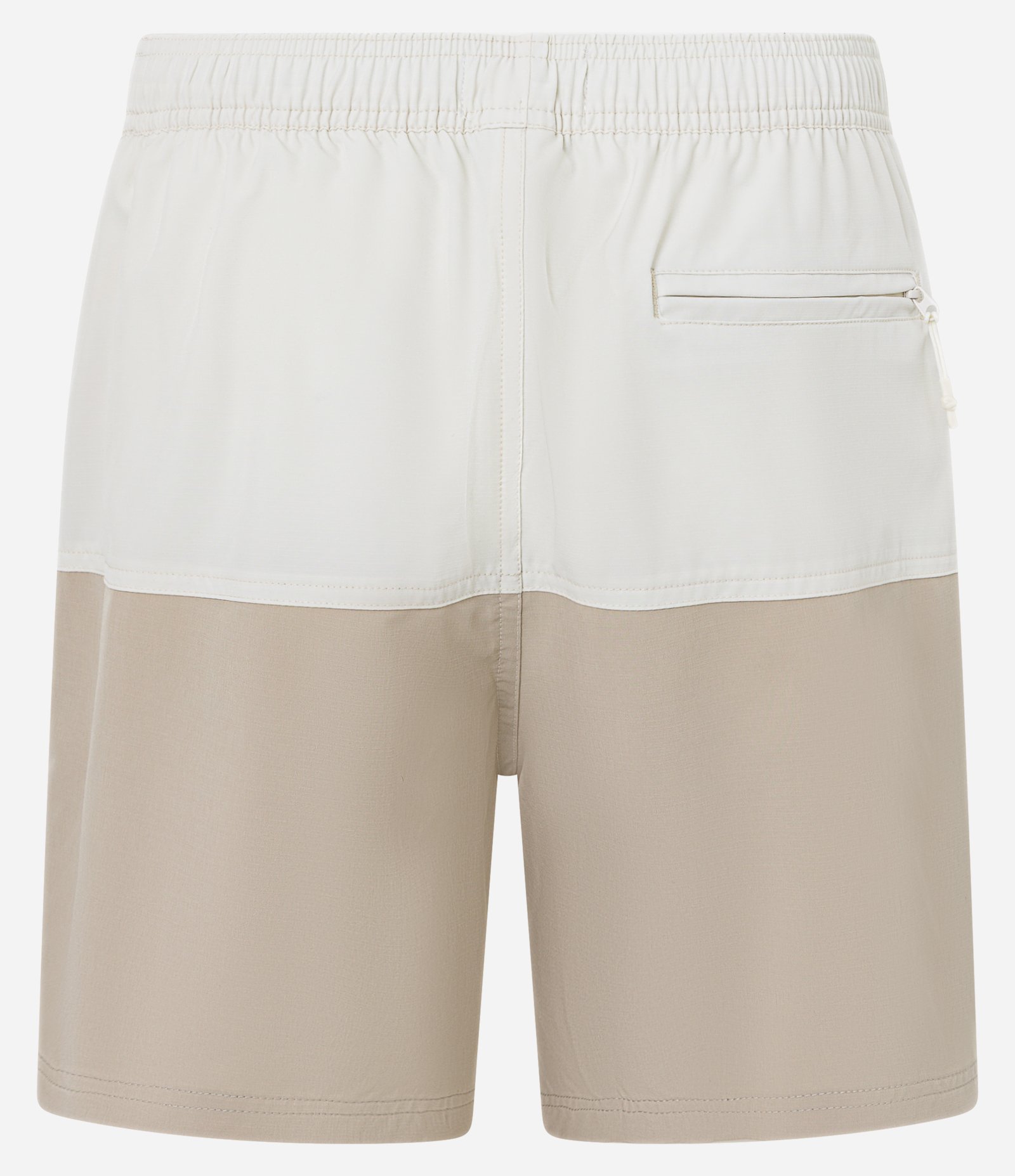 Bermuda em Ripstop com Bolso com Zíper e Estampa Bicolor Bege 2
