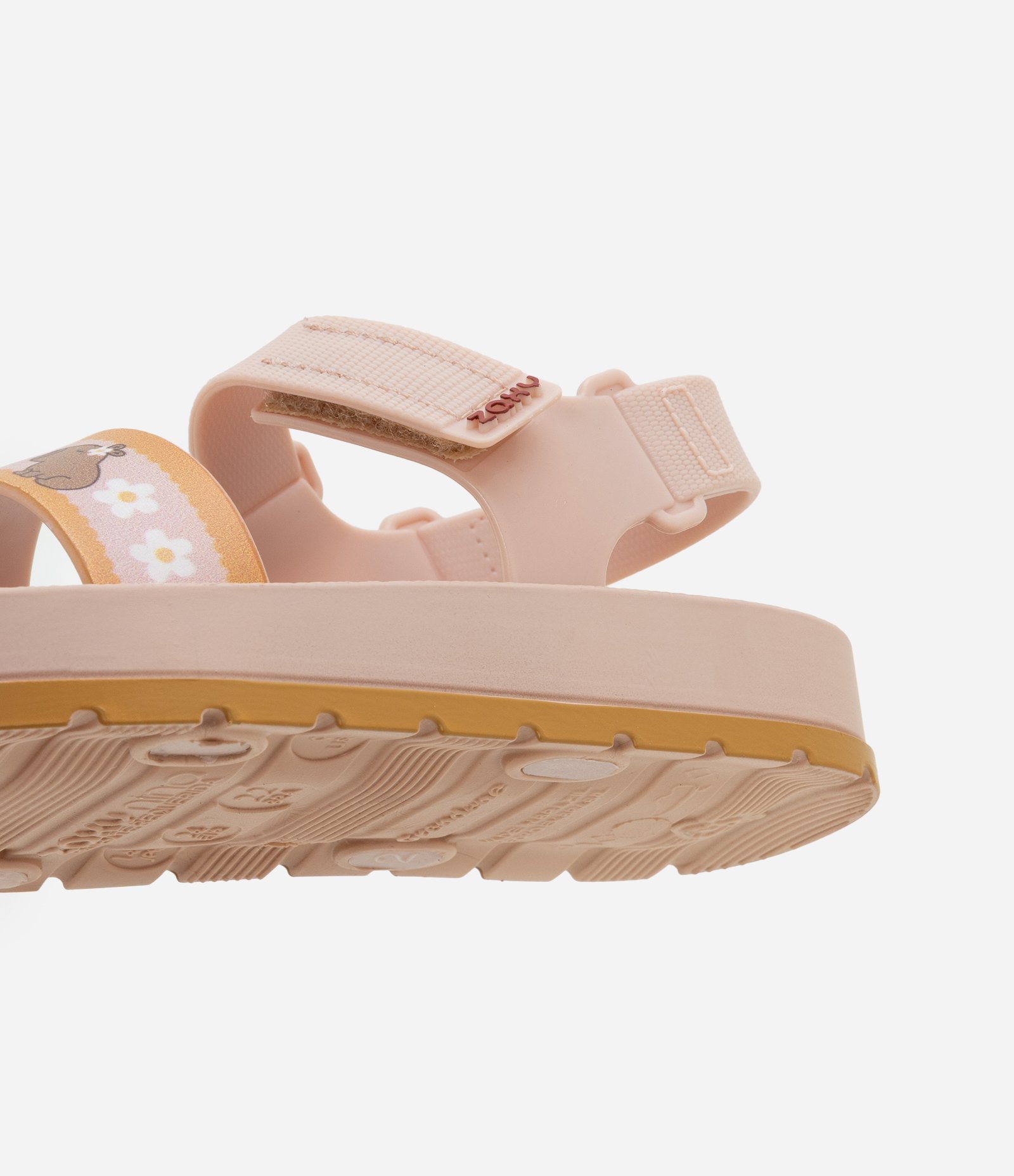 Sandália Infantil em PVC com Estampa de Capivara Zaxy - Tam 19 a 27 Rosa 3