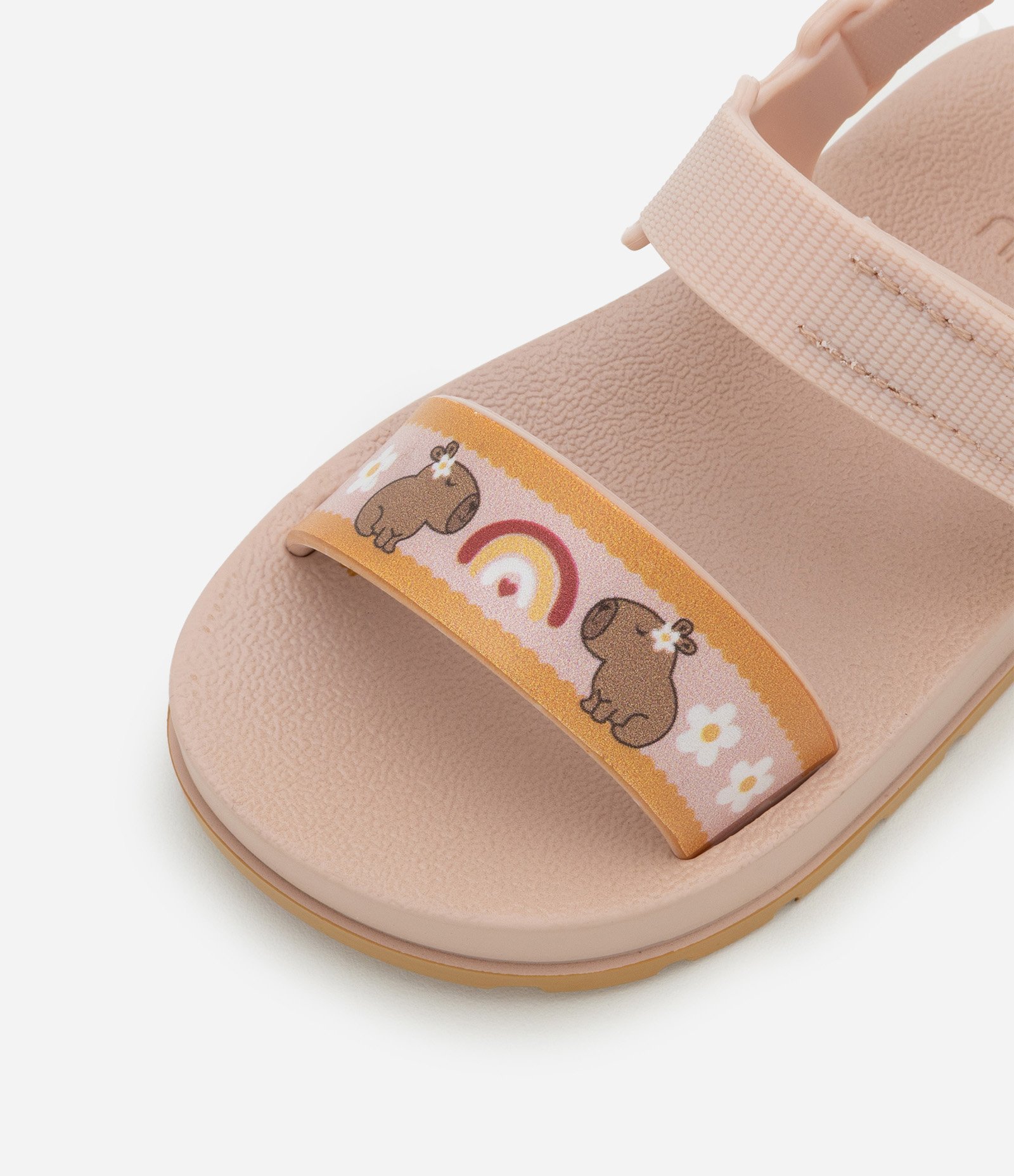 Sandália Infantil em PVC com Estampa de Capivara Zaxy - Tam 19 a 27 Rosa 6