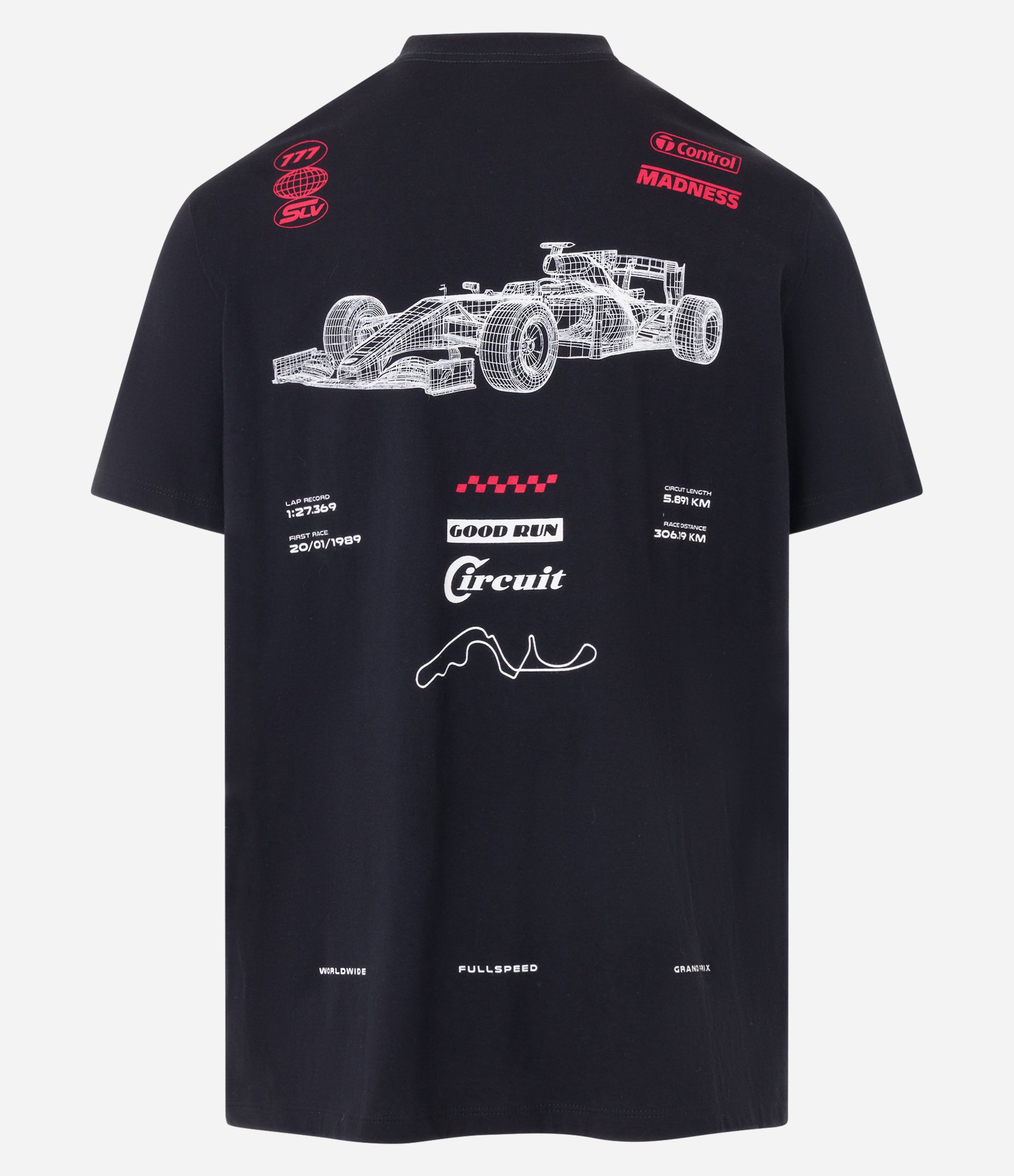 Camiseta Comfort em Algodão com Estampa Automobilismo e Lettering 6
