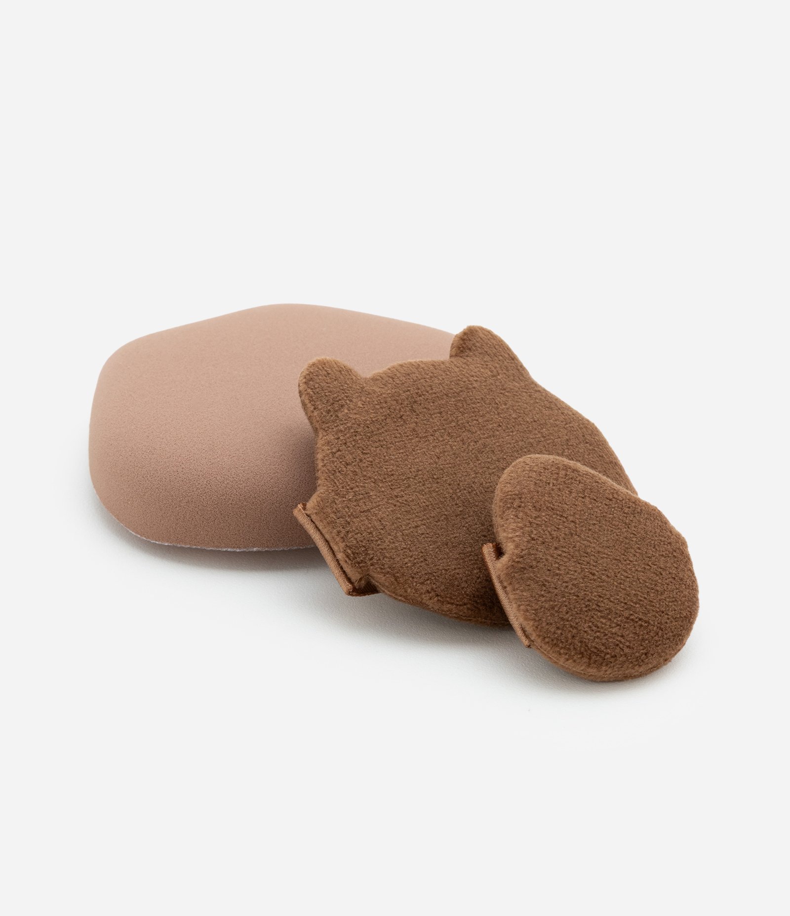 Trio de Esponjas de Maquiagem CAPY Alchemia Marrom 3