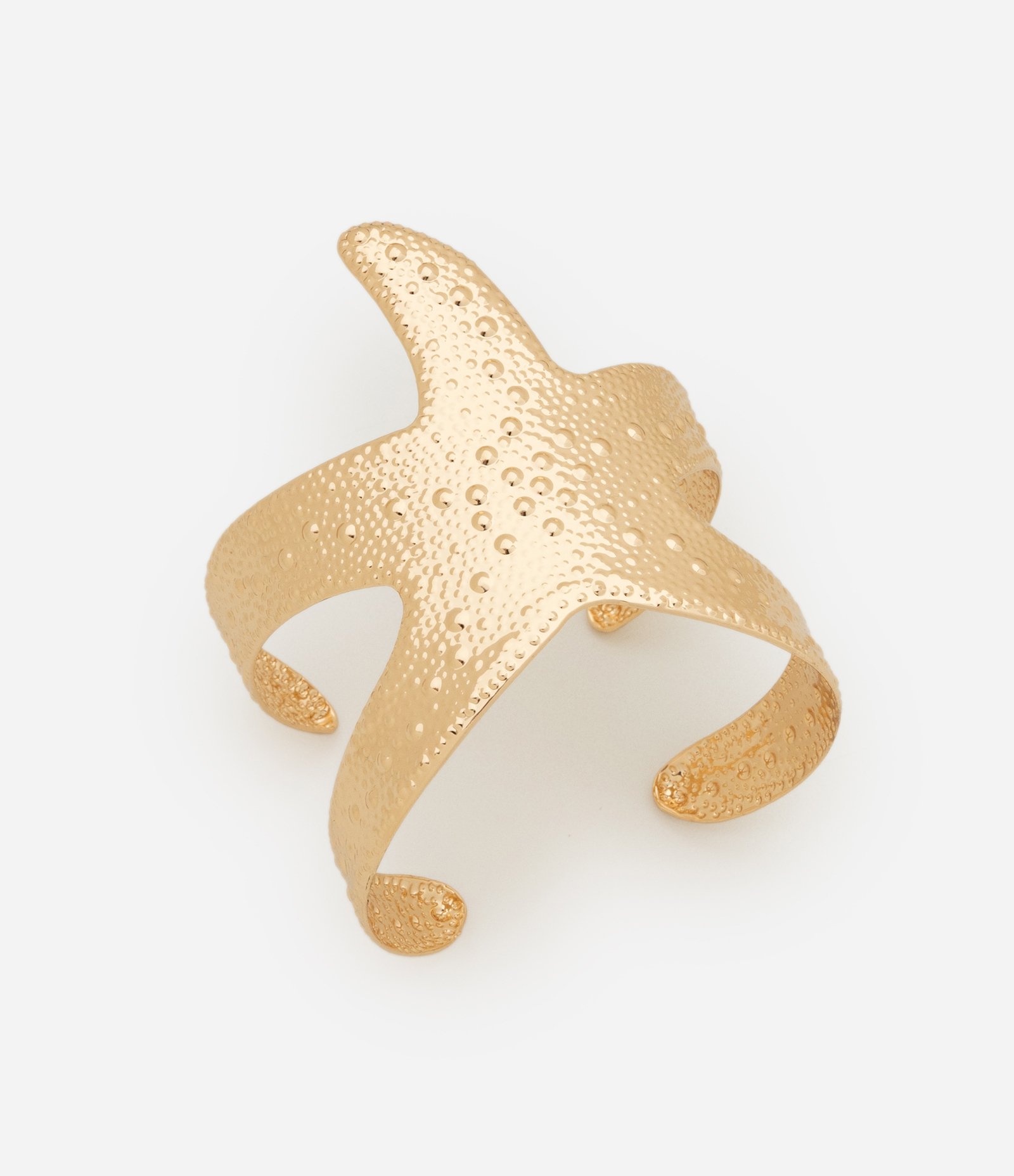 Bracelete em Metal com Formato Estrela do Mar Dourado 2