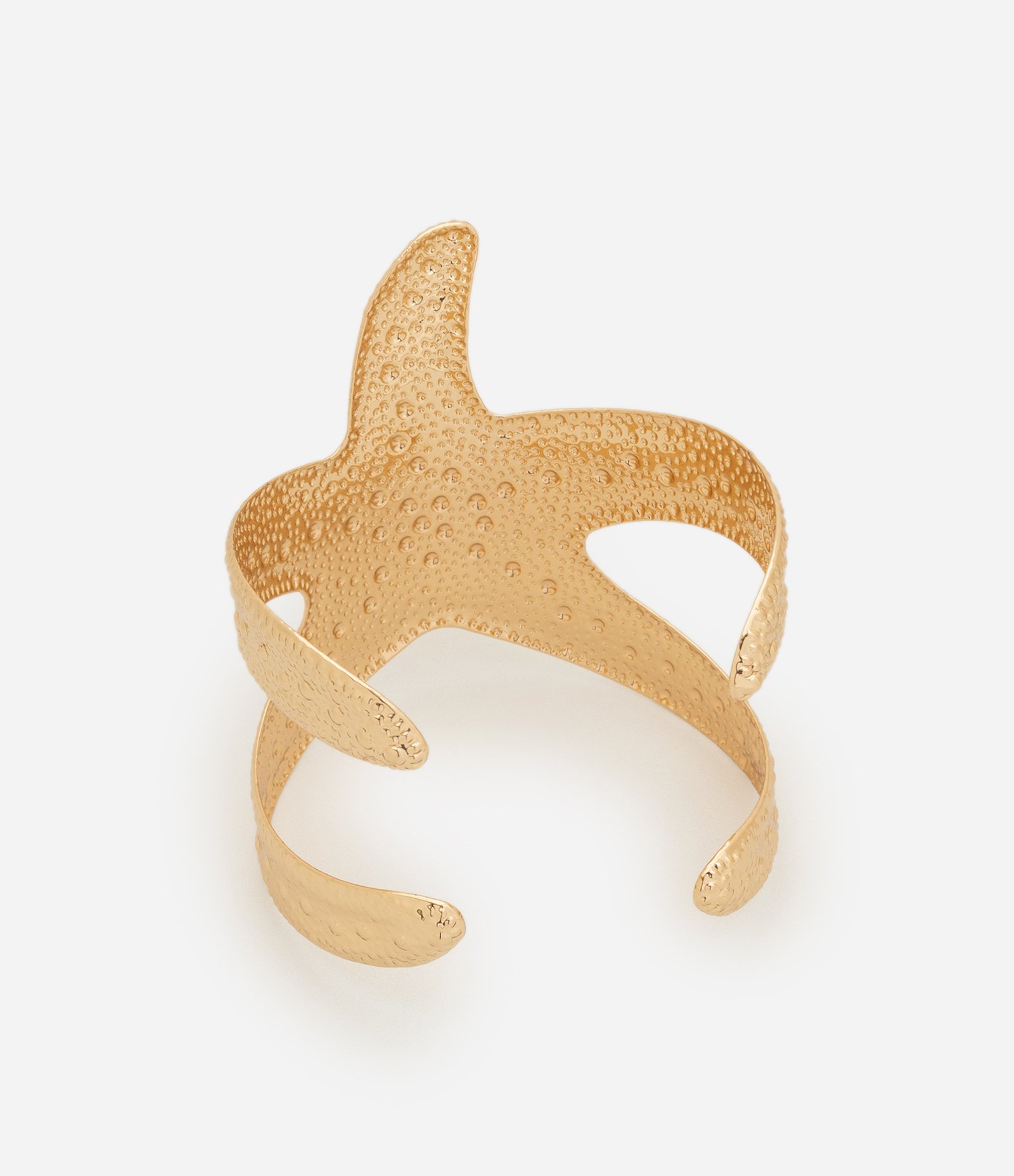 Bracelete em Metal com Formato Estrela do Mar Dourado 3
