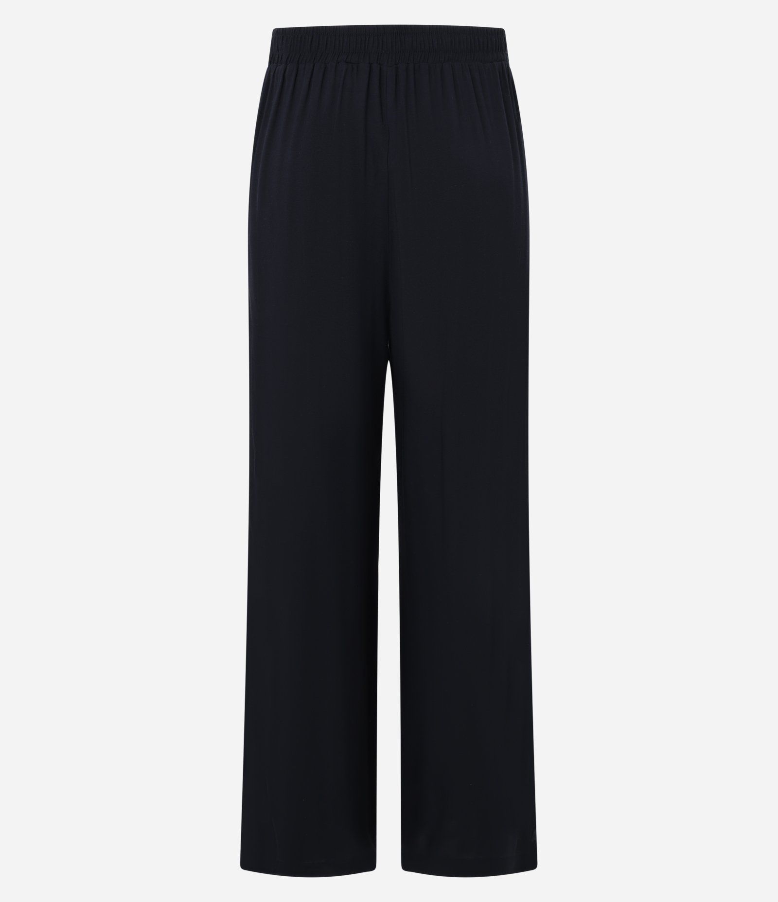 Calça Reta em Viscose com Detalhe Contrastante na Lateral Preto 7