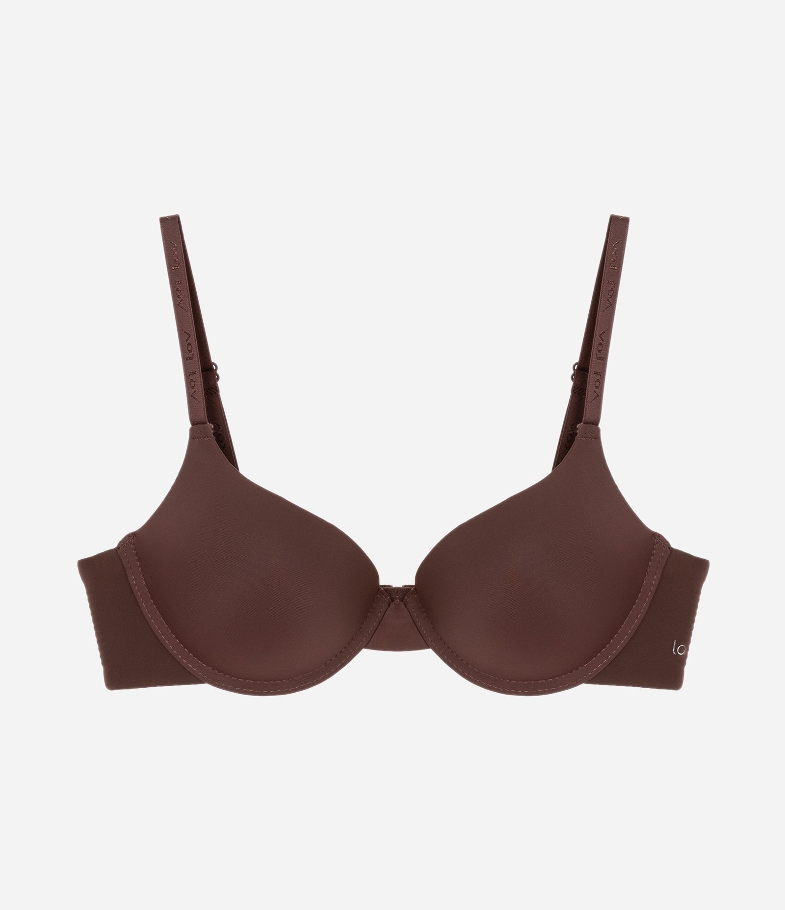 Sutiã Push Up em Microfibra Básico Marrom 5