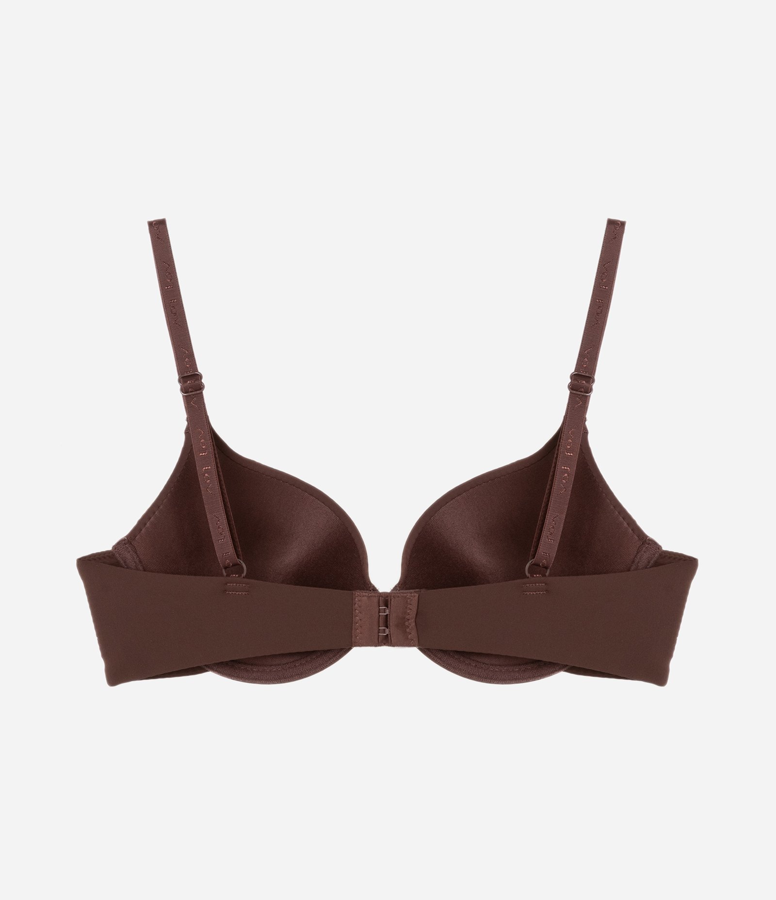 Sutiã Push Up em Microfibra Básico Marrom 6