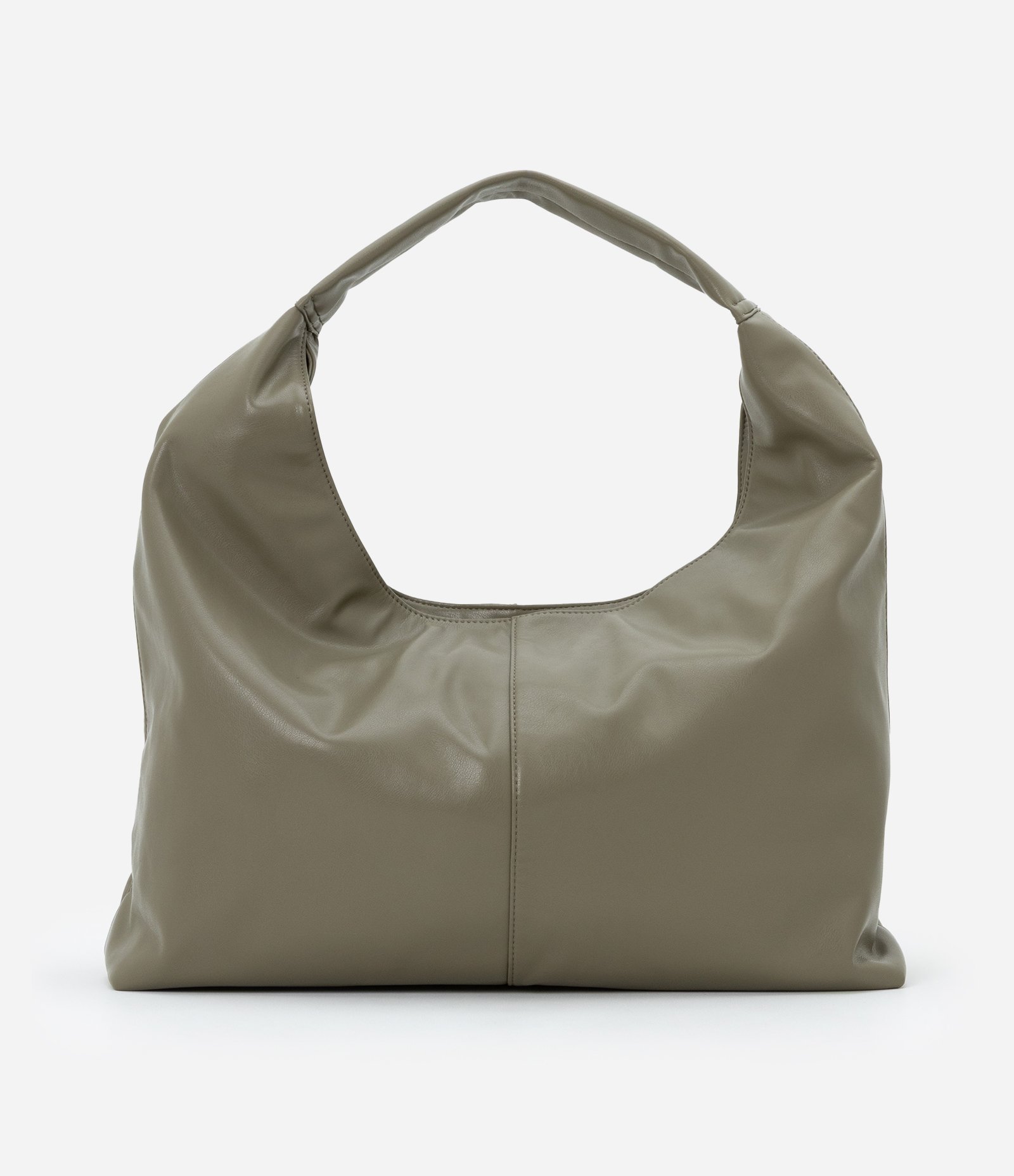 Bolsa Hobo Grande em Pu Verde 4