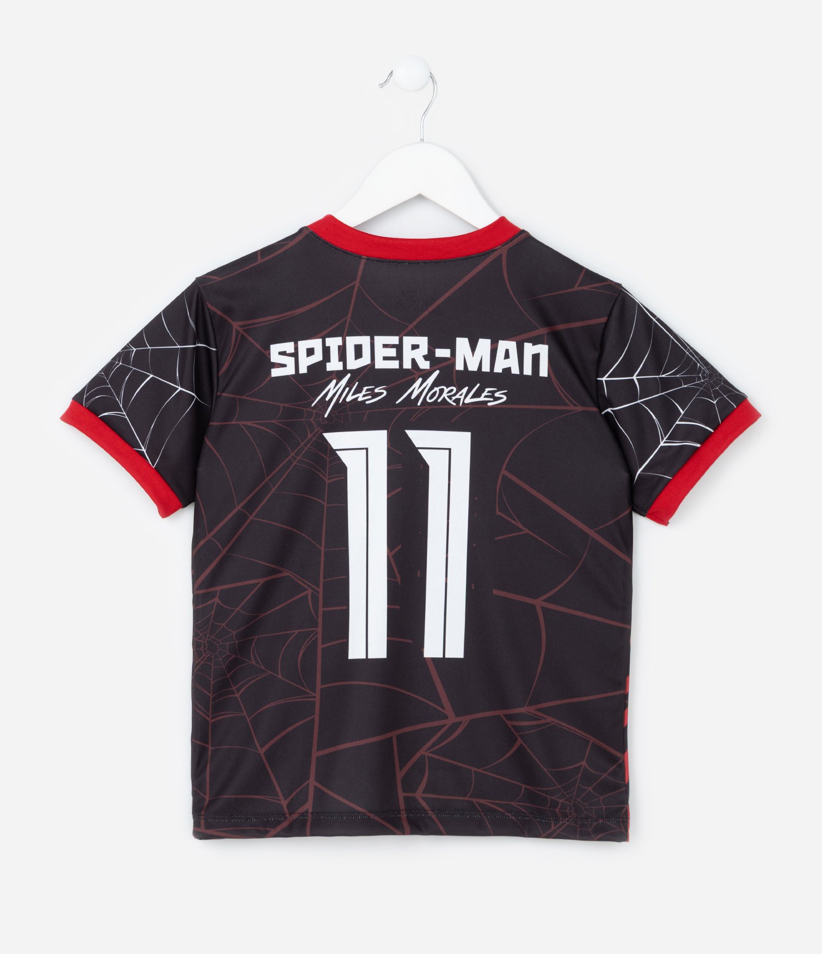 Camiseta Esportiva Infantil com Estampa Homem-Aranha - Tam 4 a 10 Anos Preto 2