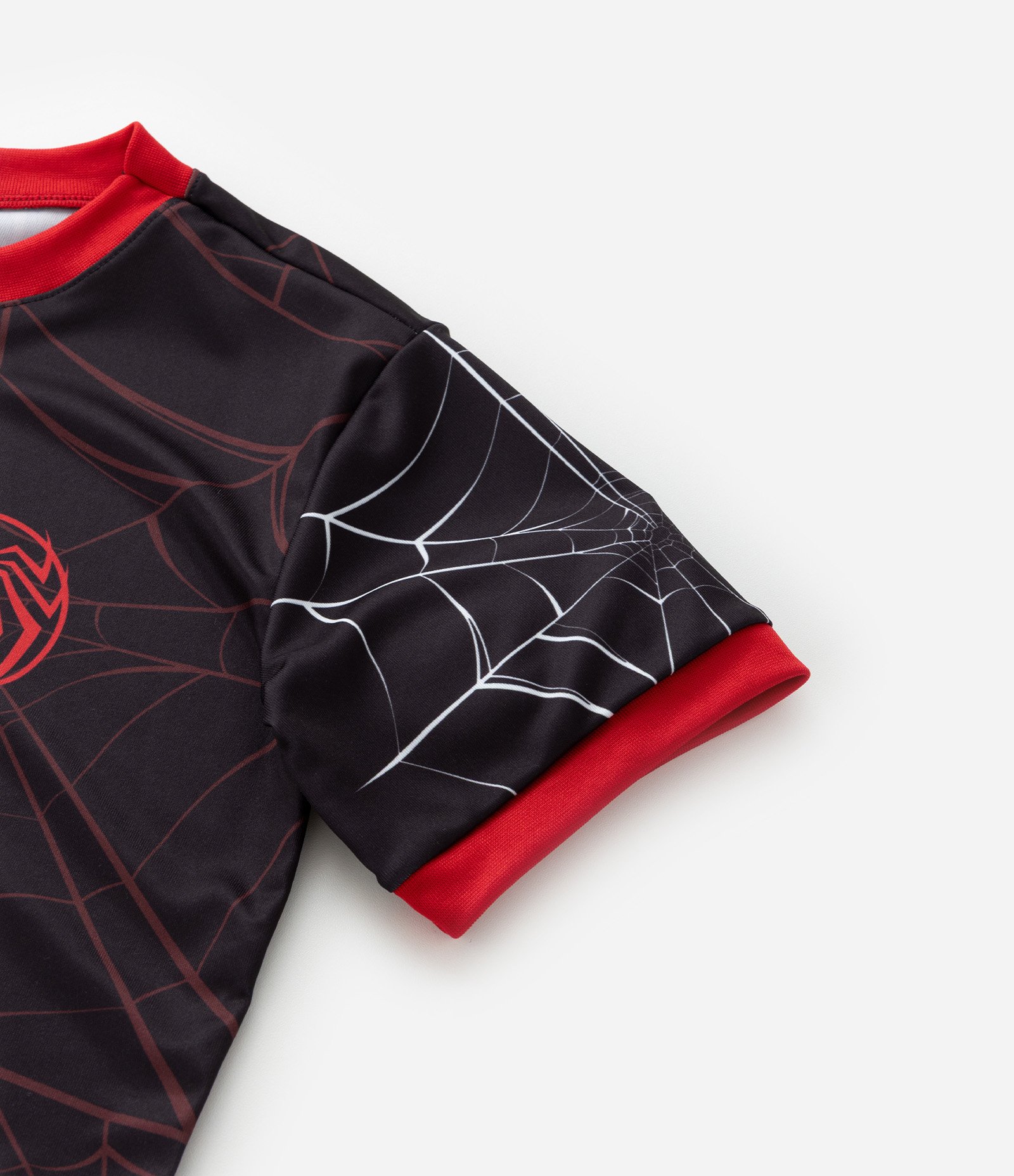 Camiseta Esportiva Infantil com Estampa Homem-Aranha - Tam 4 a 10 Anos Preto 4