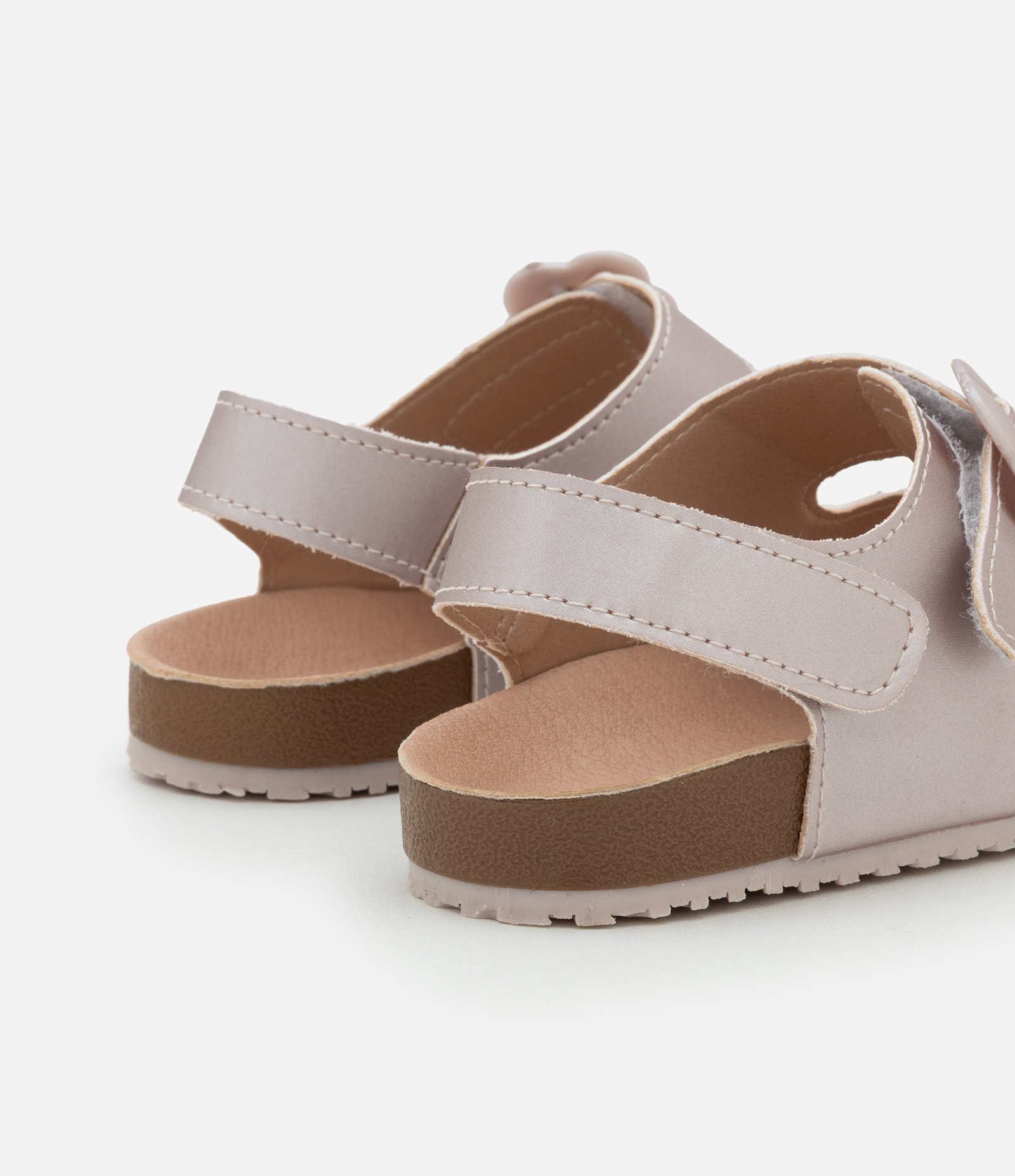 Sandália em PU Infantil com Fivela Florzinha - Tam 20 a 27 Rosa 2