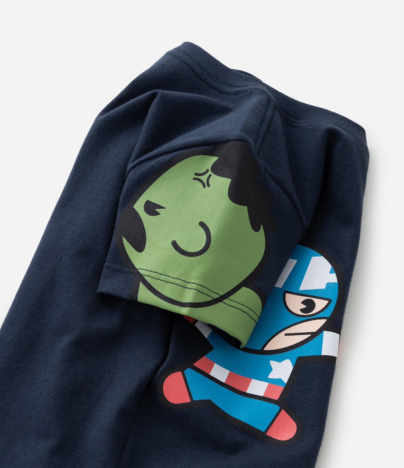 Camiseta Infantil com Estampa Avengers Baby - Tam 2 a 6 Anos Azul 5