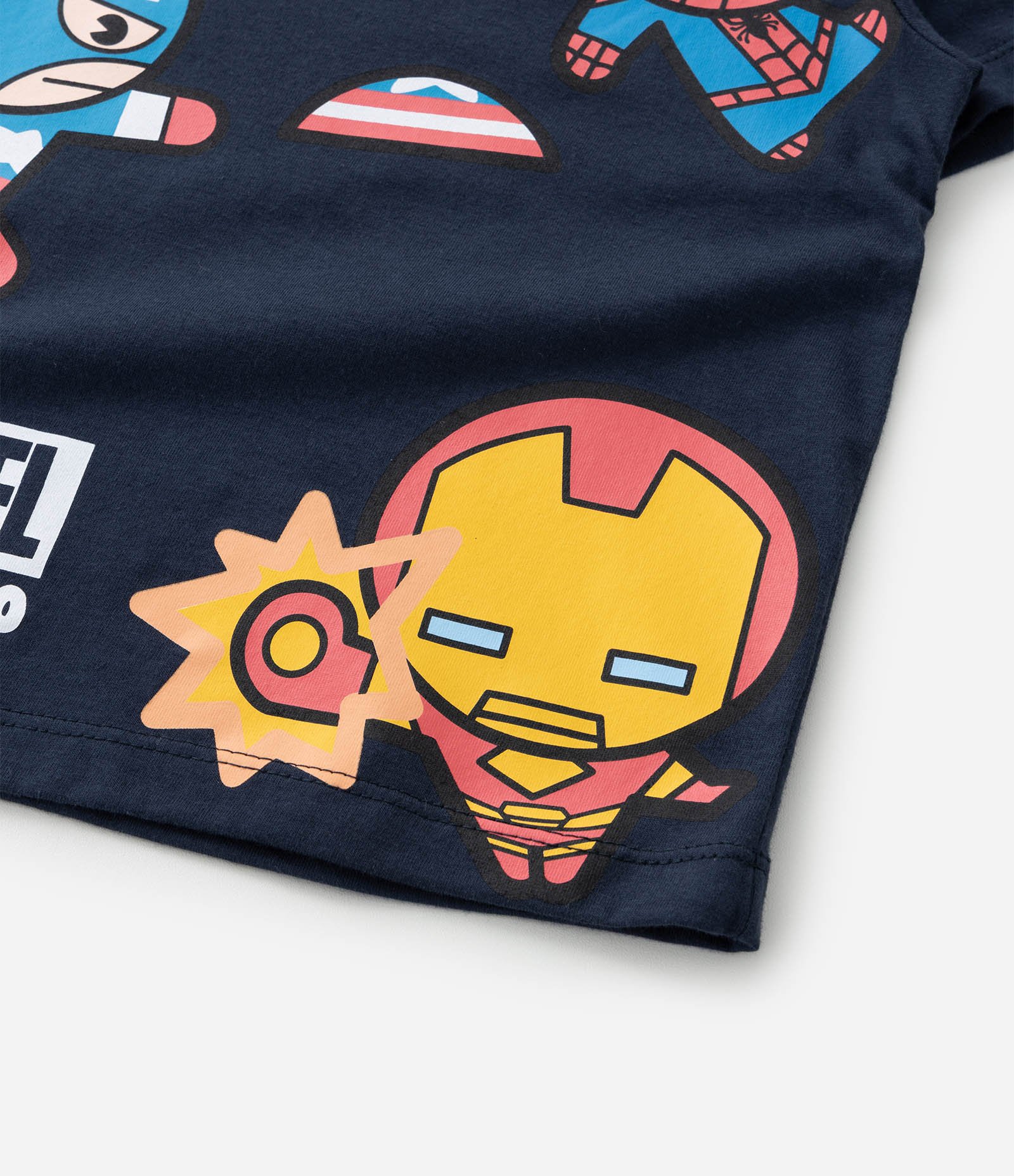 Camiseta Infantil com Estampa Avengers Baby - Tam 2 a 6 Anos Azul 6