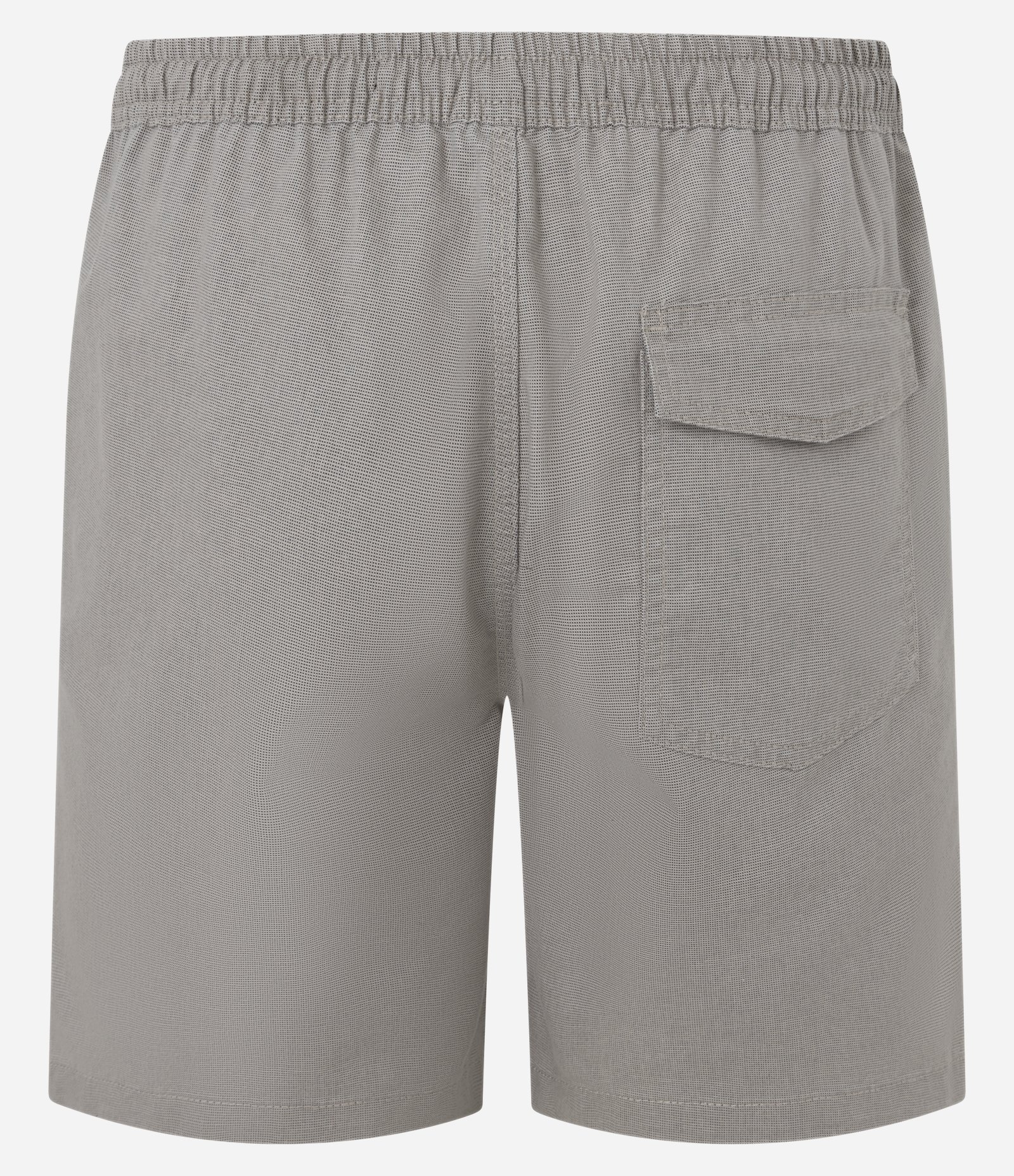 Bermuda Texturizada com Cós Elástico e Cordão para Ajuste Cinza 2