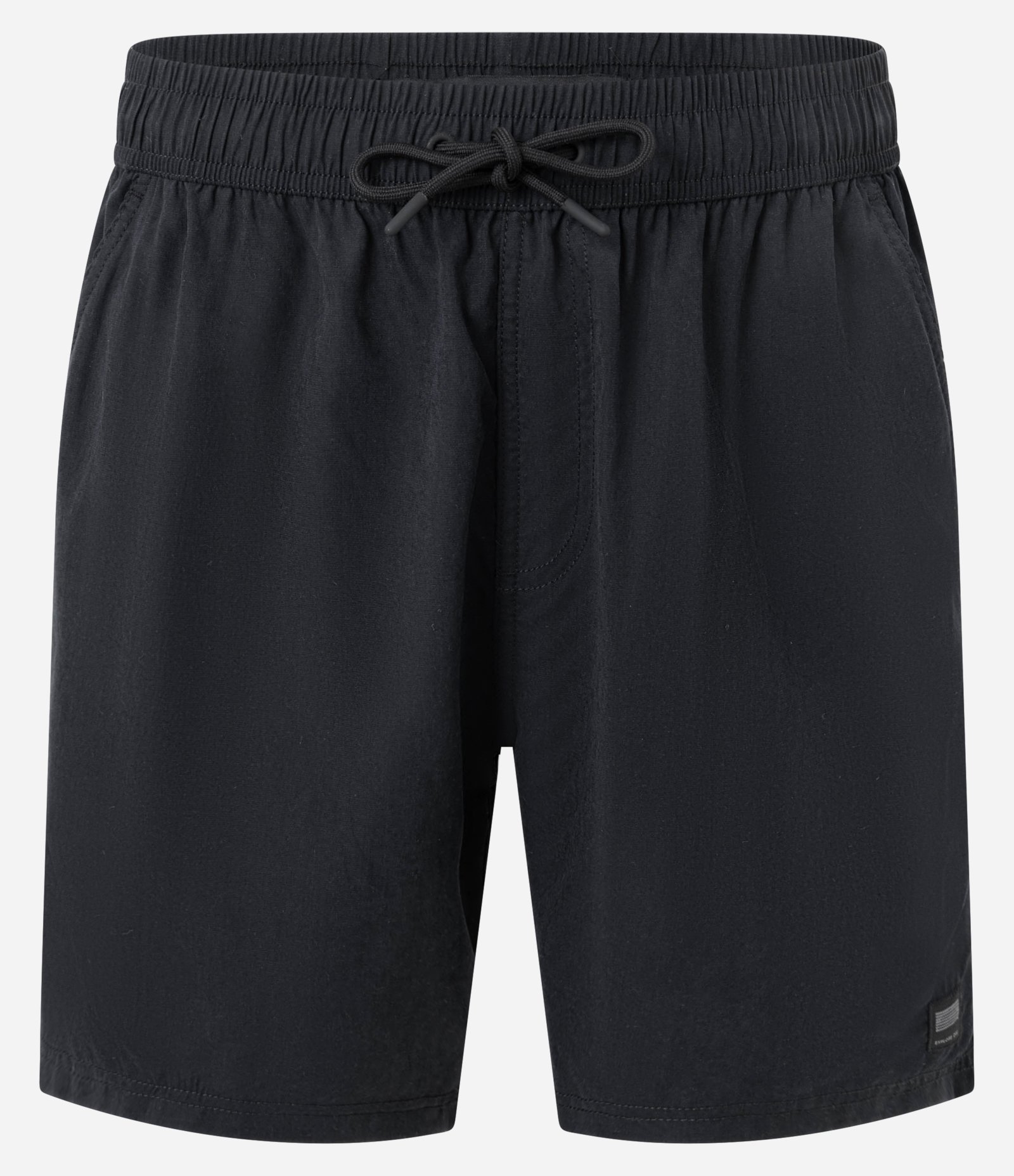 Bermuda com Amarração e Etiqueta Emborrachada Preto 5