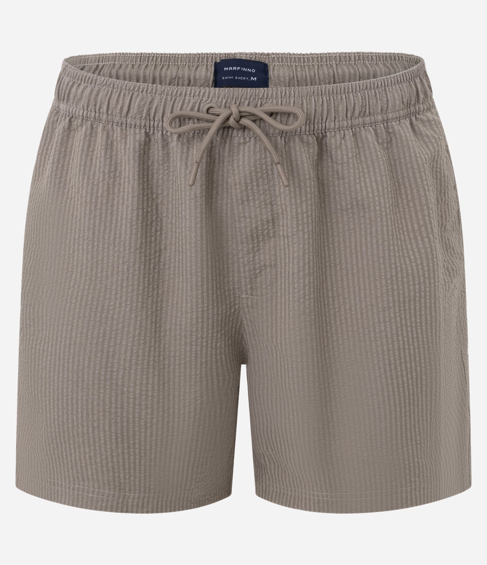 Bermuda de Praia em Anarruga com Textura Marrom 5